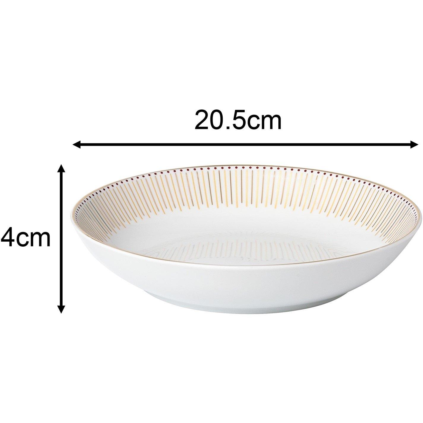 Multi - Waterside - 50PC Gold Radiance Dinner Set - 7