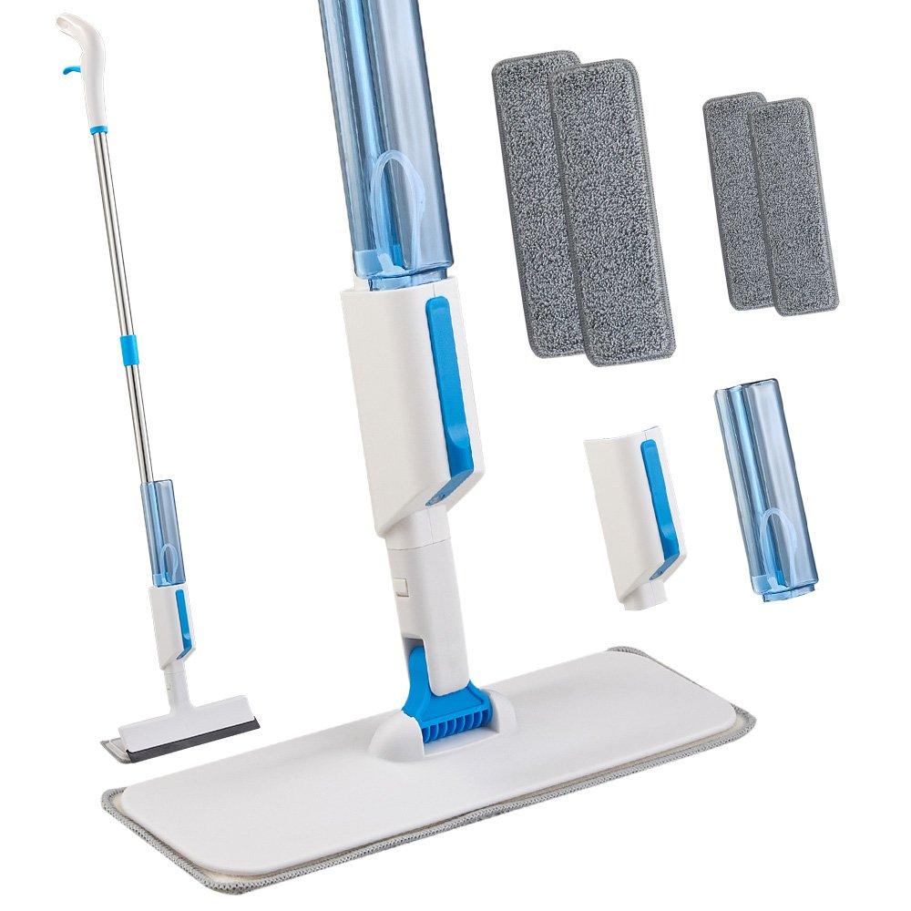 White - LIFE IDEAS - 2-in-1 Spray Mop & Window Squeegee - 6