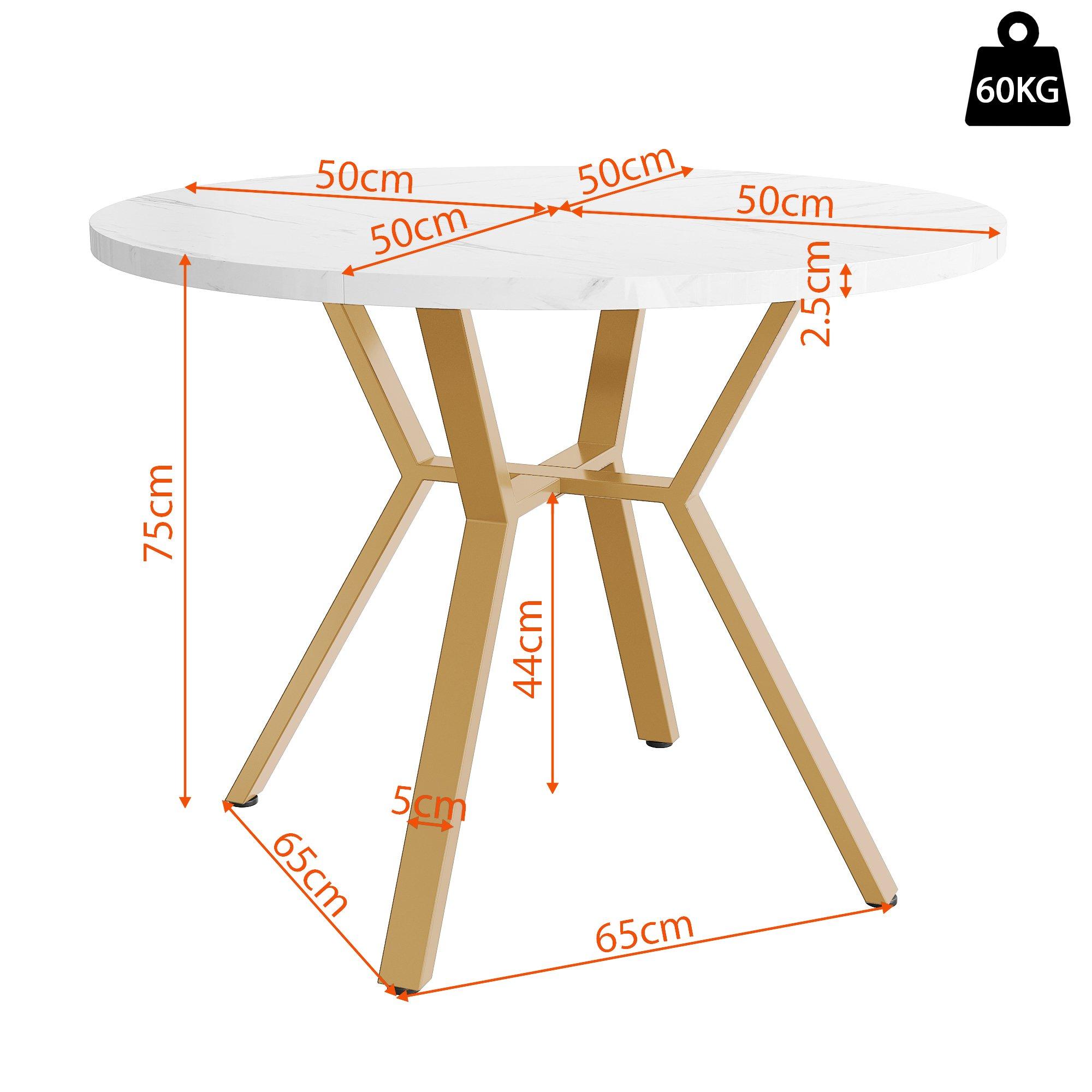 White - Urban Meuble - Modern Round Dining Table - 6