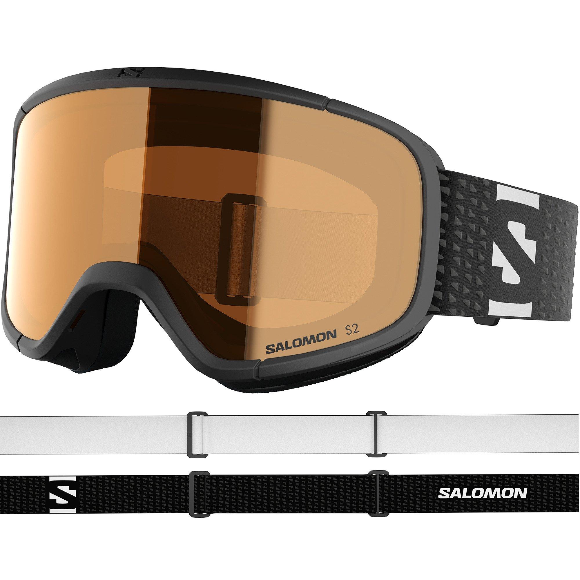 Black - Salomon - Kids' Lumi Access Orange Ski Goggles