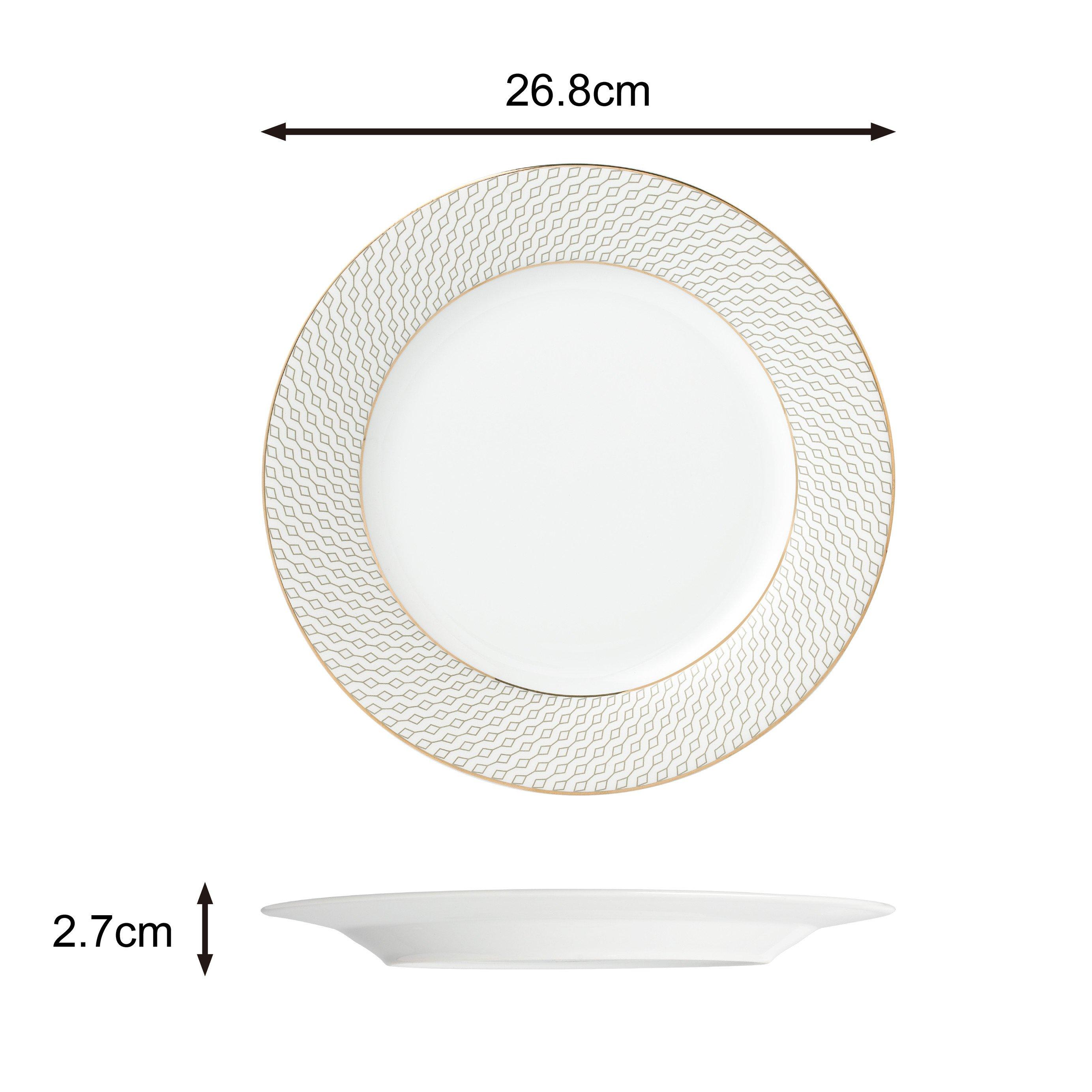 Multi - Waterside - 20pc Premium Diamond Dinner Set - 5