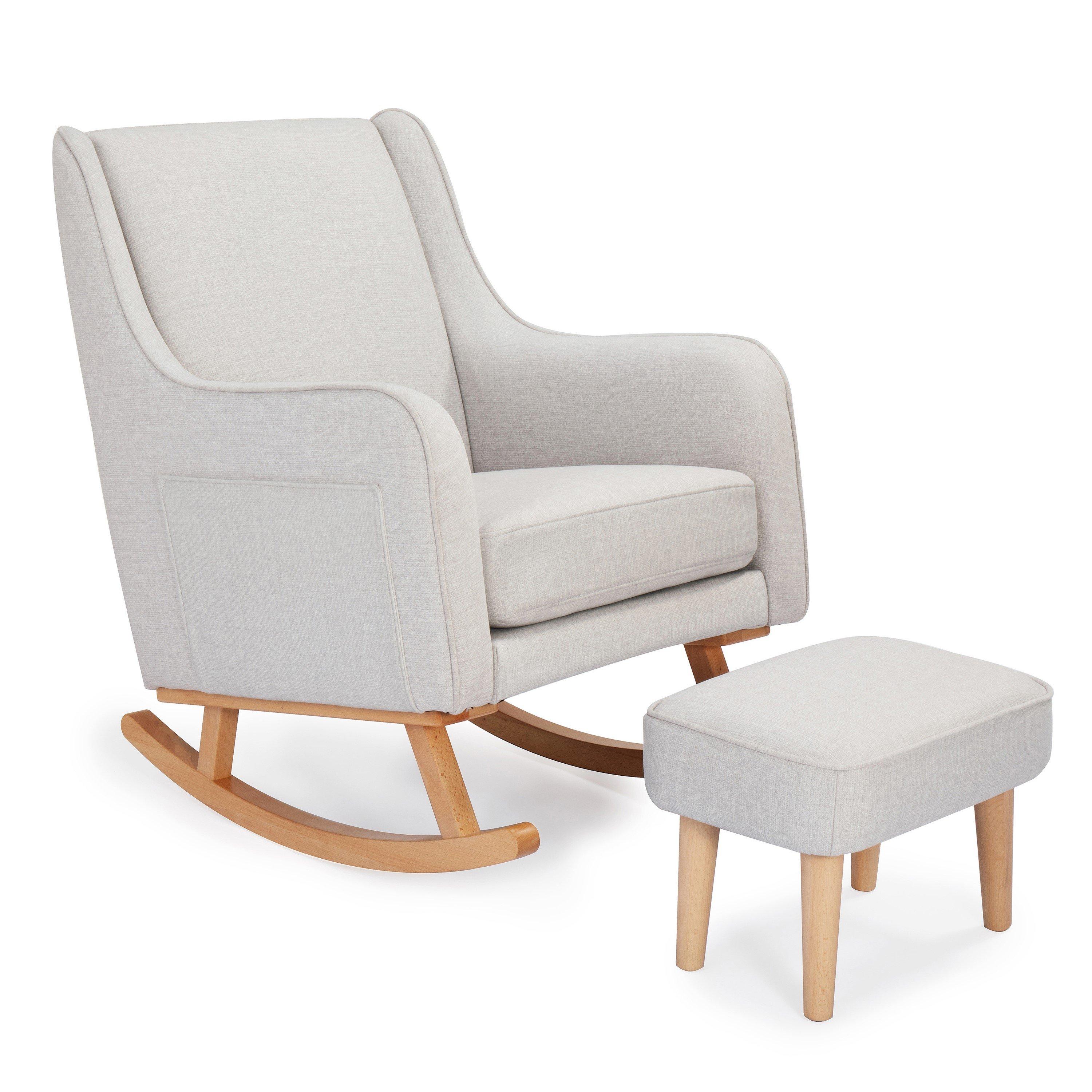 Babymore  Newborn Ida Nursing Chair With Stool - Cashmere