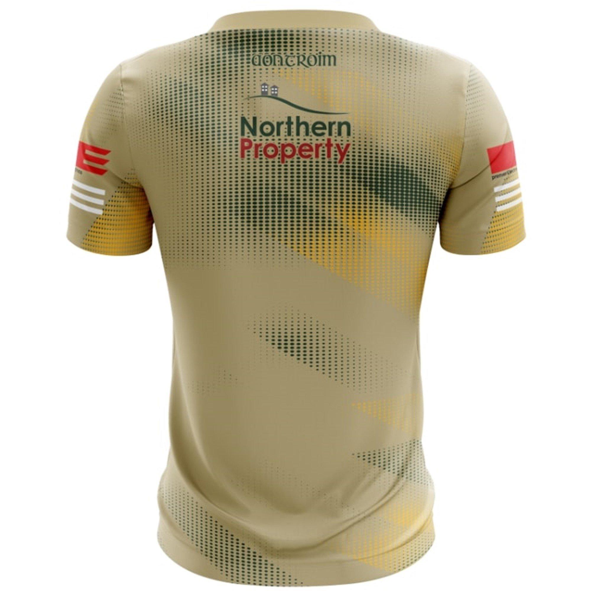 Gold - ONeills - Antrim Training Jersey Junior - 2