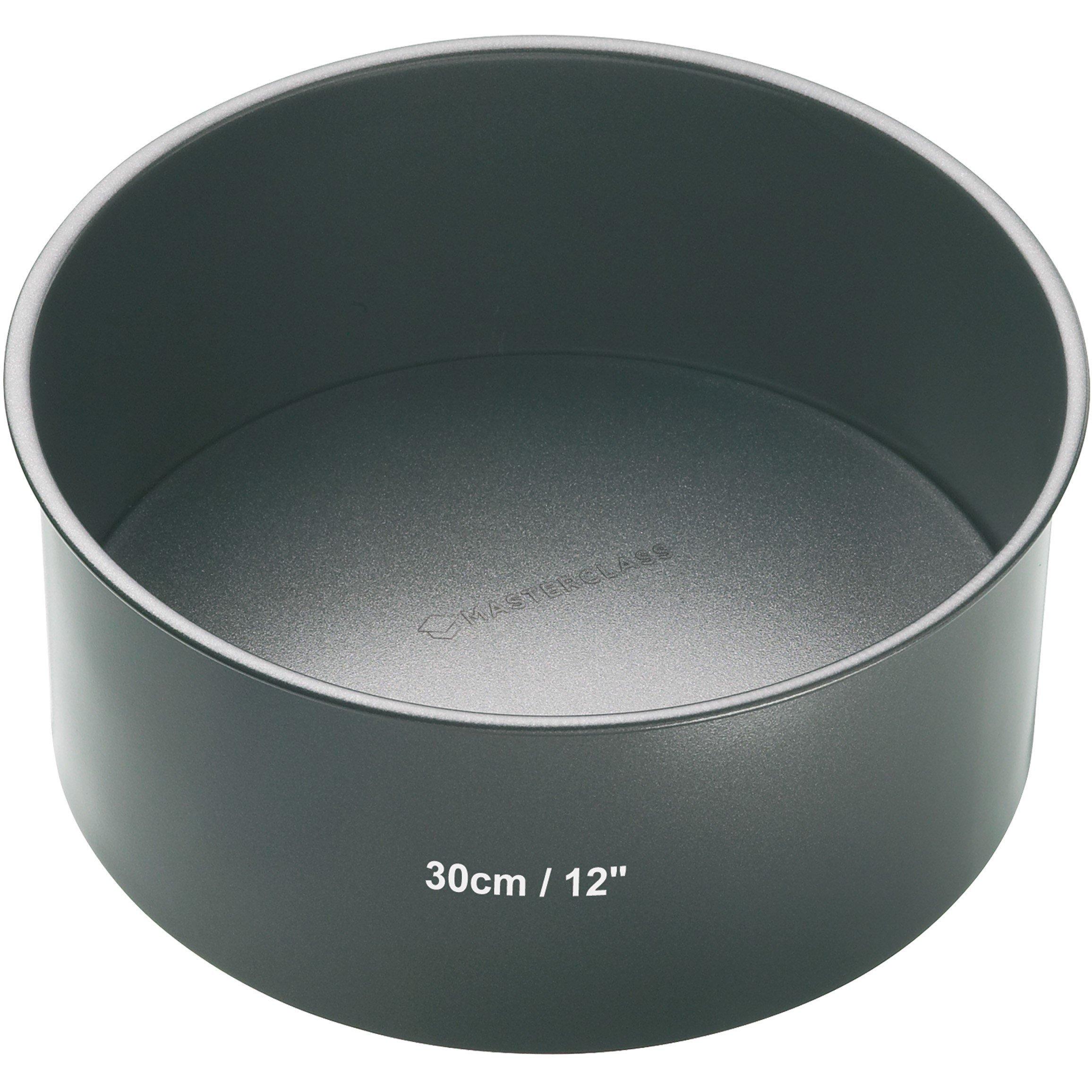 Grey - MasterClass - MasterClass Non-Stick Loose Base Deep Cake Pan - 1