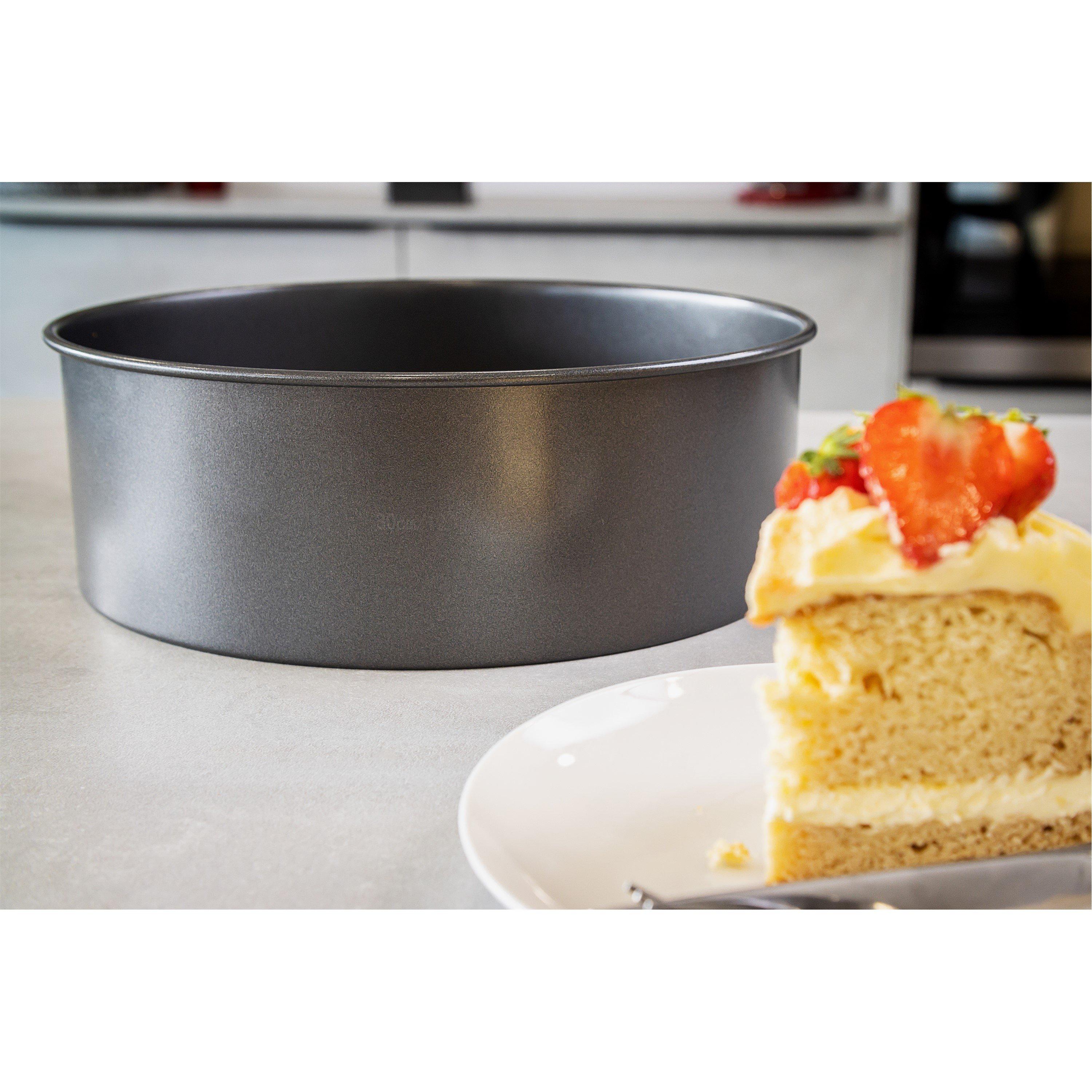 Grey - MasterClass - MasterClass Non-Stick Loose Base Deep Cake Pan - 2
