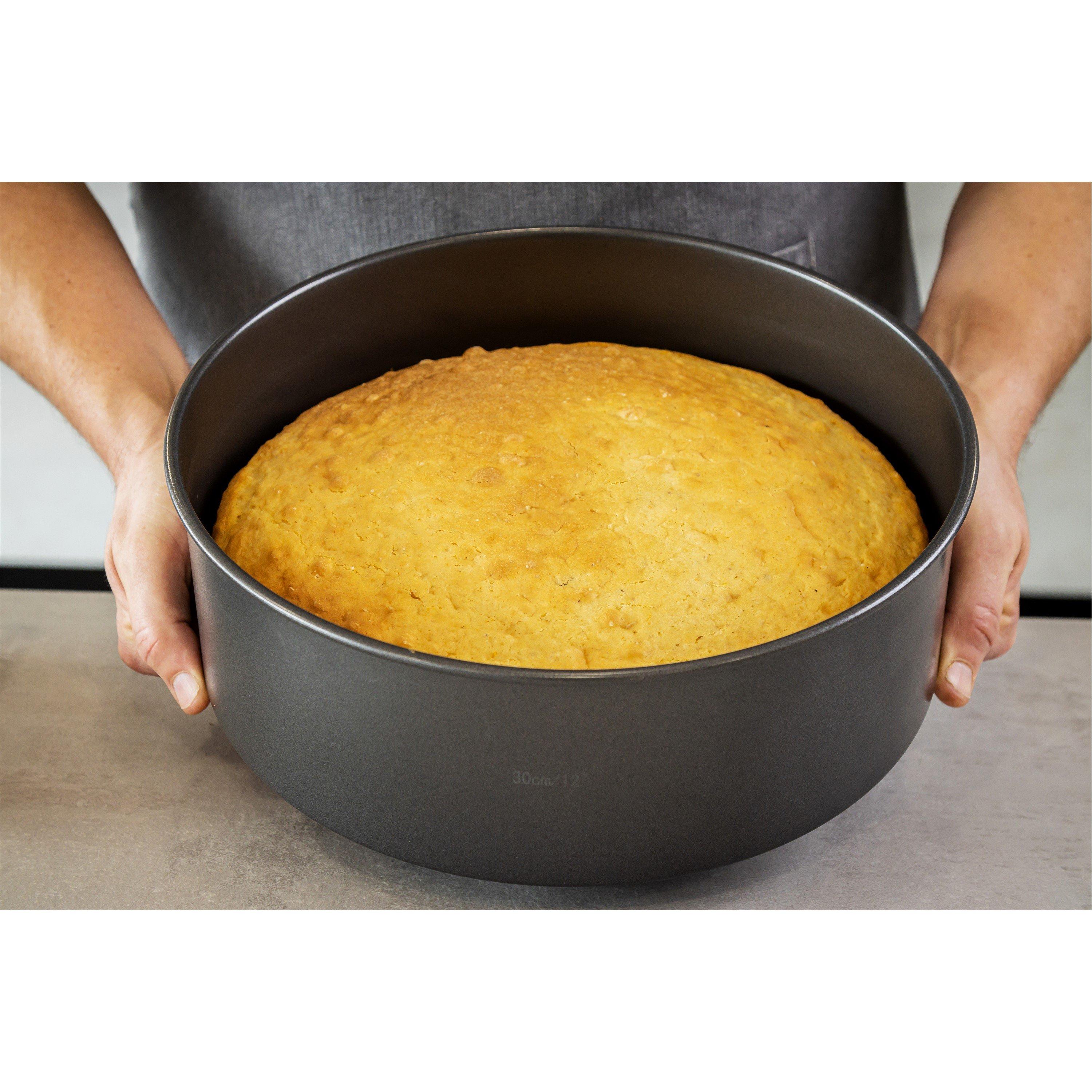 Grey - MasterClass - MasterClass Non-Stick Loose Base Deep Cake Pan - 3
