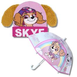Paw Patrol Skye Hat & Umbrella Set