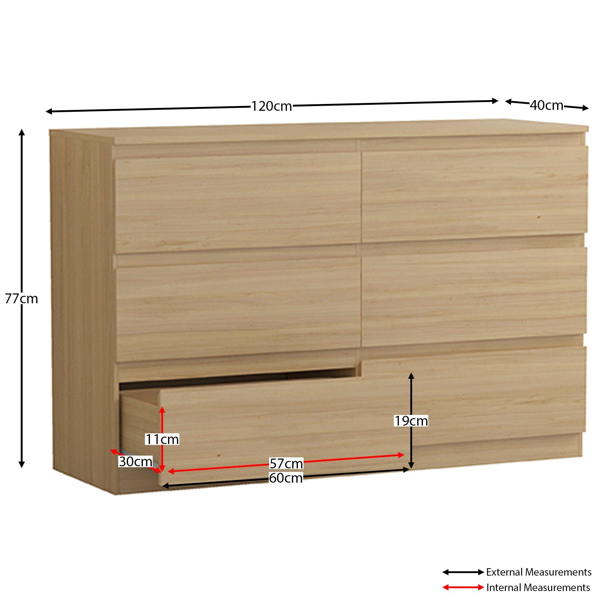 Pine - Lassic - Vida Designs 3 Piece Denver Bedroom Set 4 - 7
