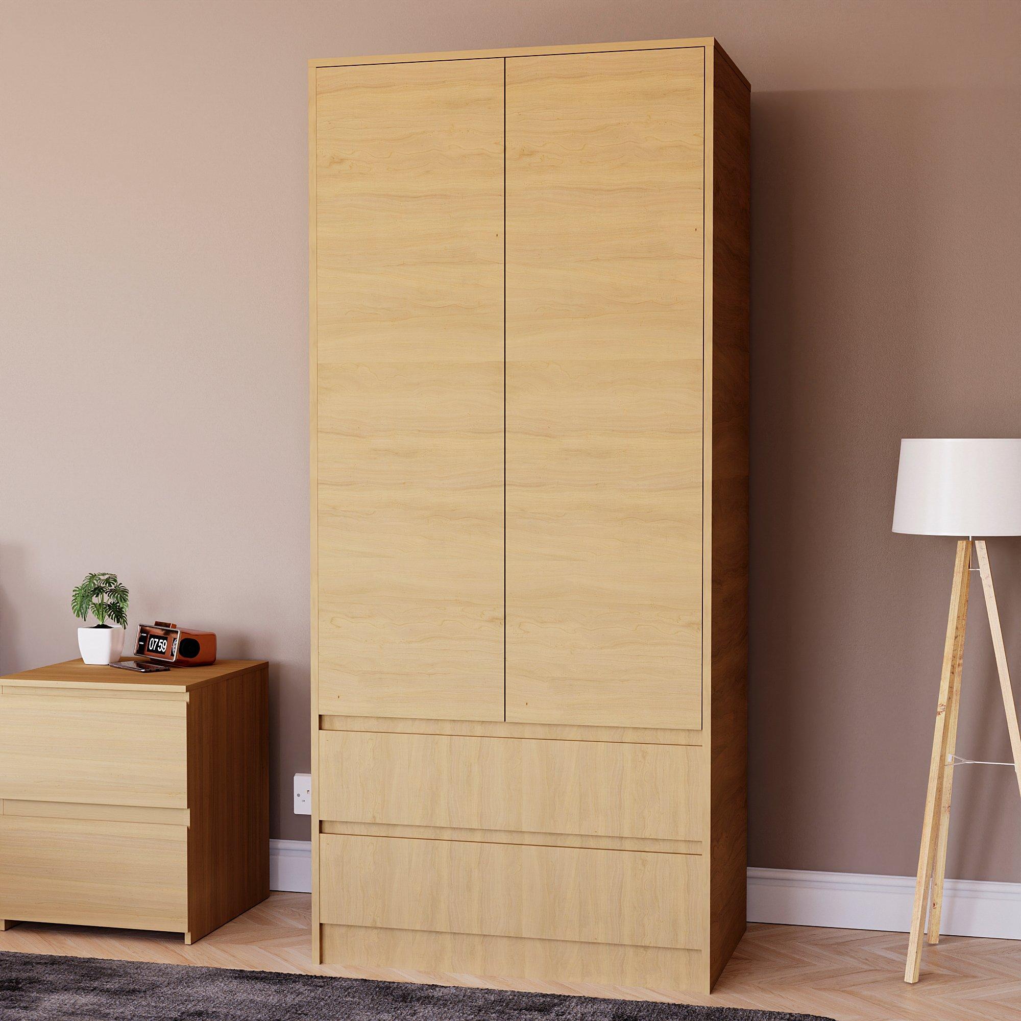 Pine - Lassic - Vida Designs 3 Piece Denver Bedroom Set 4 - 8