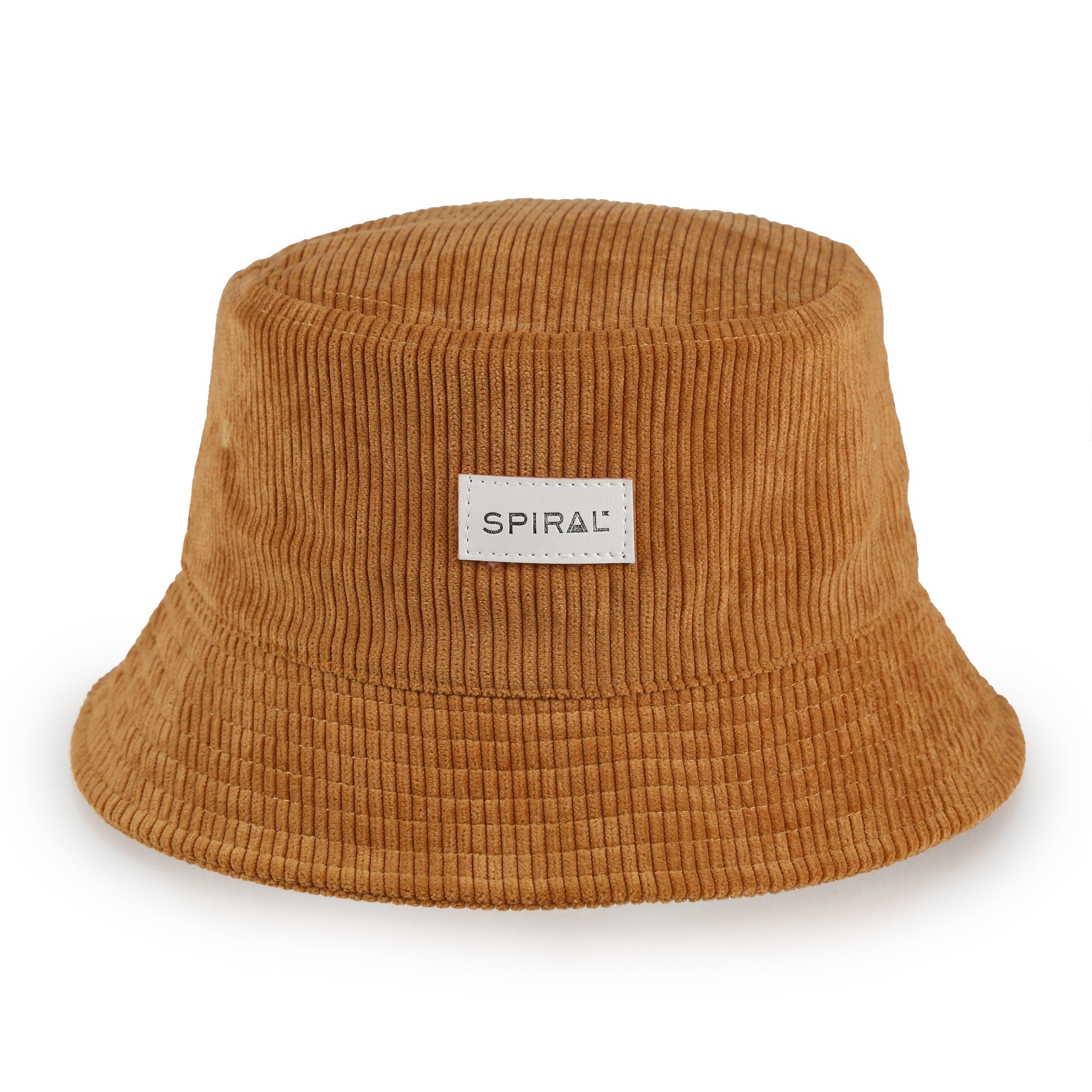 Spiral Women's Bucket Hat - Cord Tan - Ladies