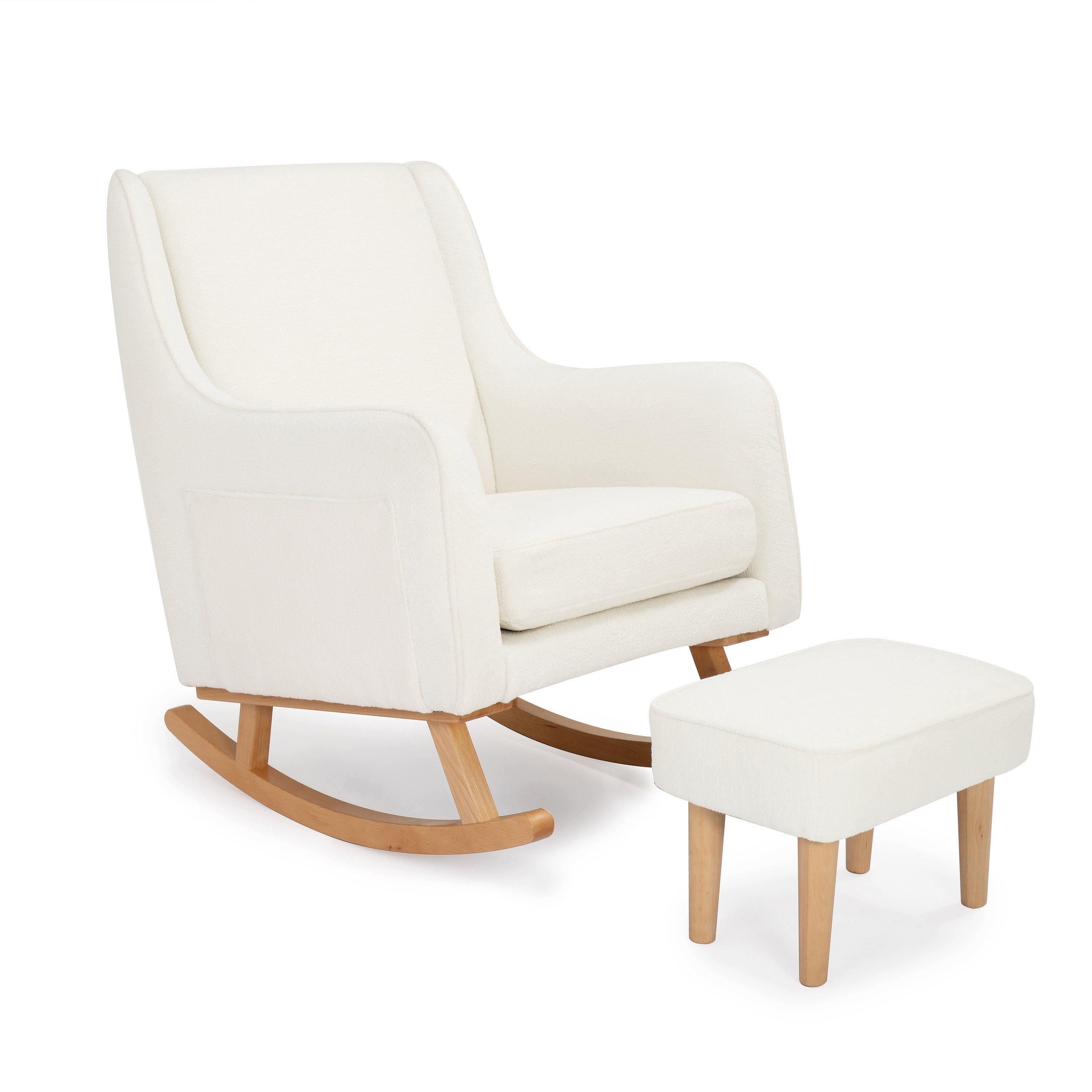 Babymore  Newborn Ida Nursing Chair With Stool - Boucle