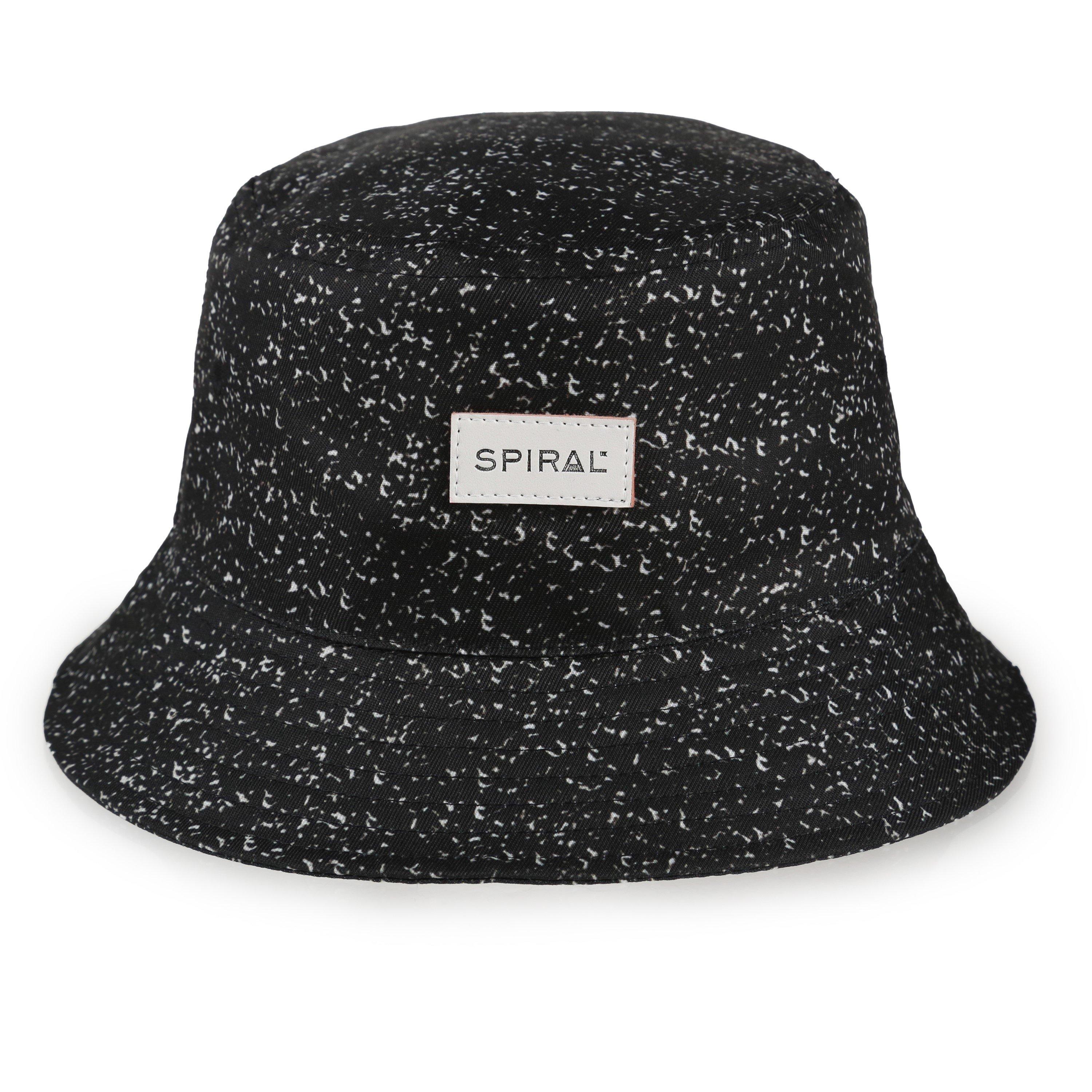 Spiral Women's Bucket Hat - Black Speckles