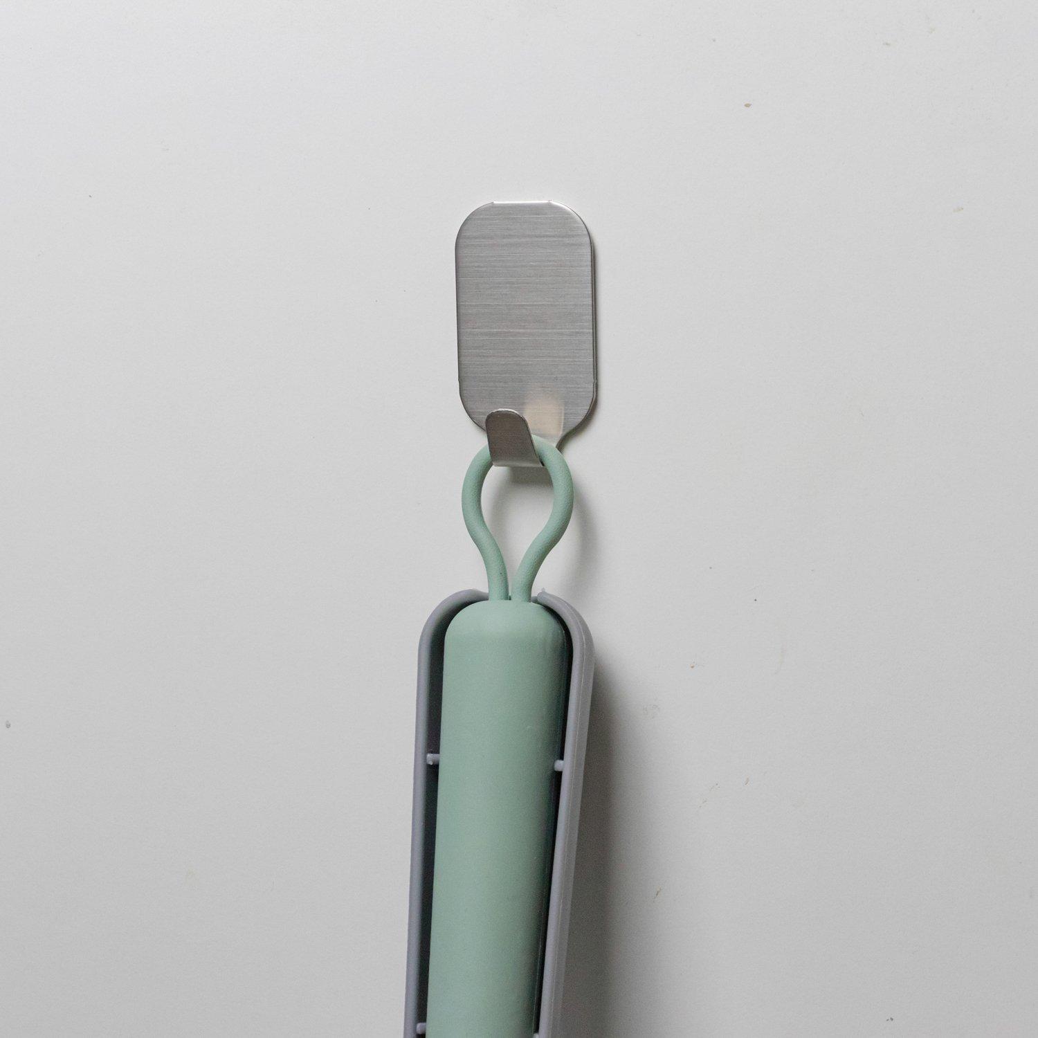 Grey - JVL - JVL Rubber Dustpan and Brush Set - Grey - 11