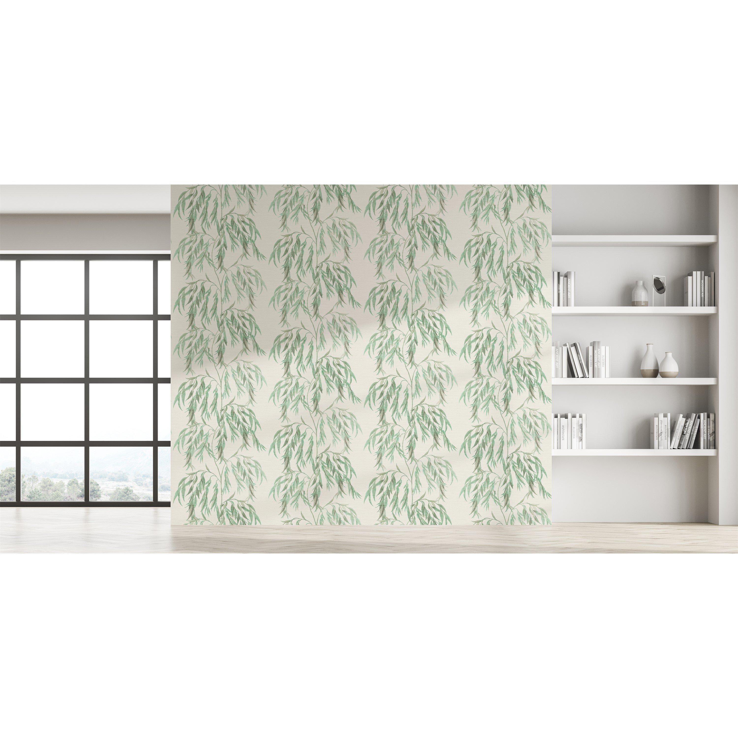 White & Green - Arthouse - Willow Tree White/Green sw12 - 2