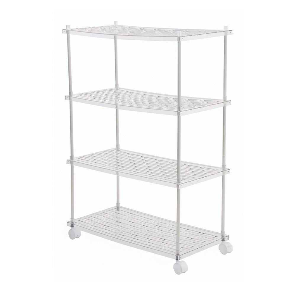 Clear - LIFE IDEAS - Transparent Rolling Storage Cart - 5