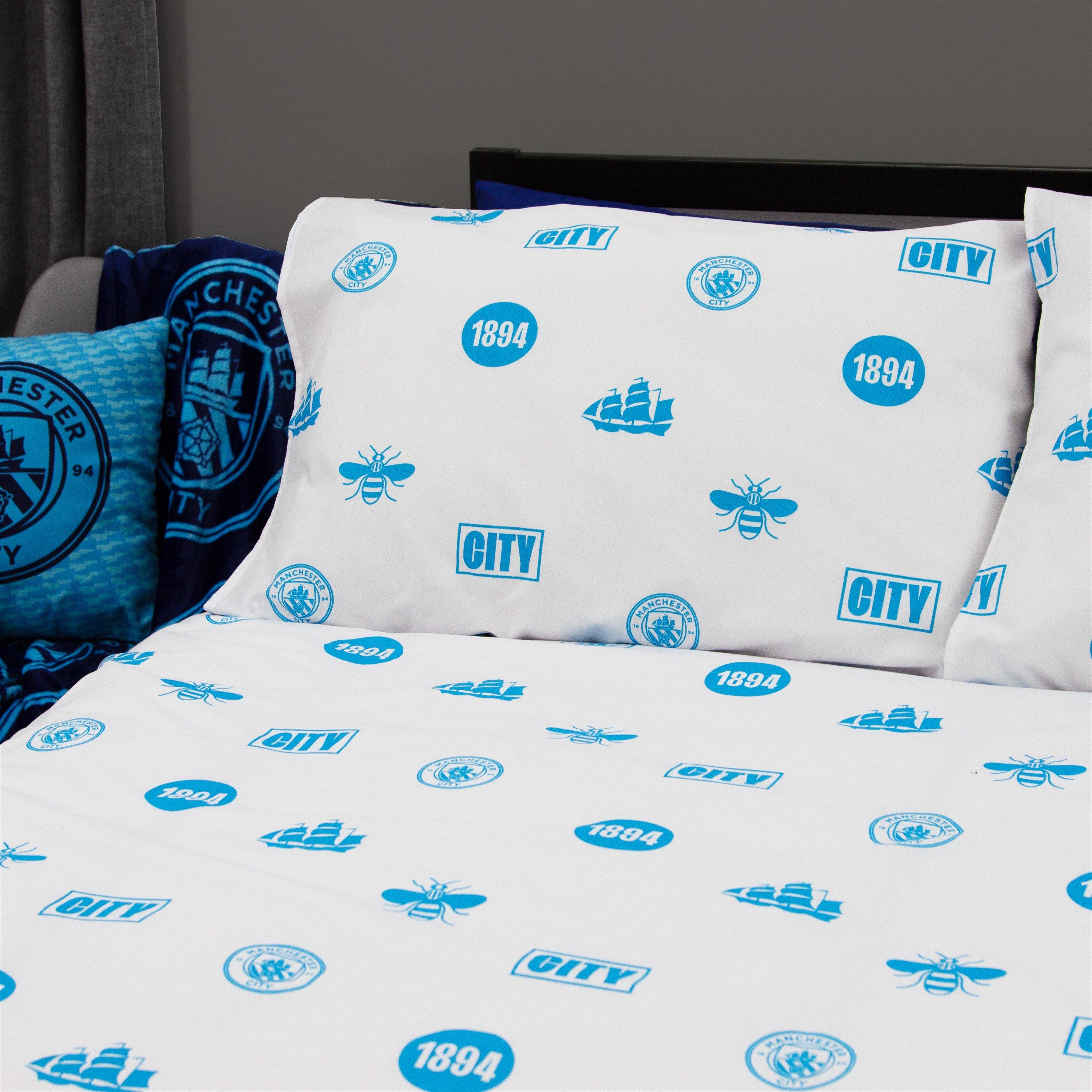 Multi - Team - Manchester City FC Double Panel Duvet - 4