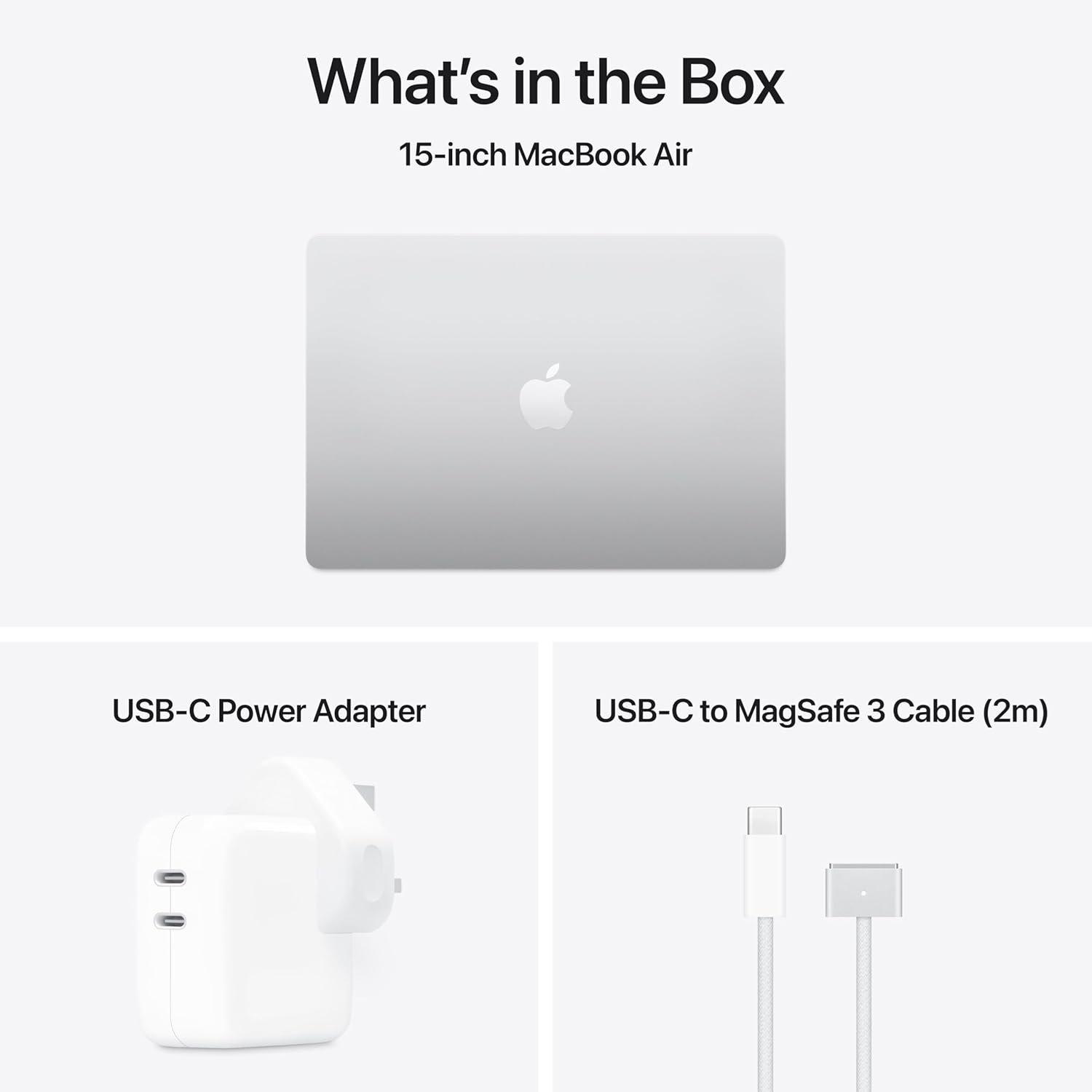 Silver - Apple - Macbook Air 15 M4 10/10 Core 16GB 512GB (2025) - 6