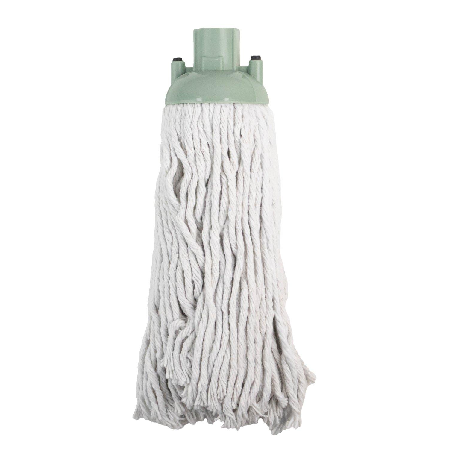 Grey - JVL - JVL String Mop with 2 Replacement Heads ¿ Grey - 4