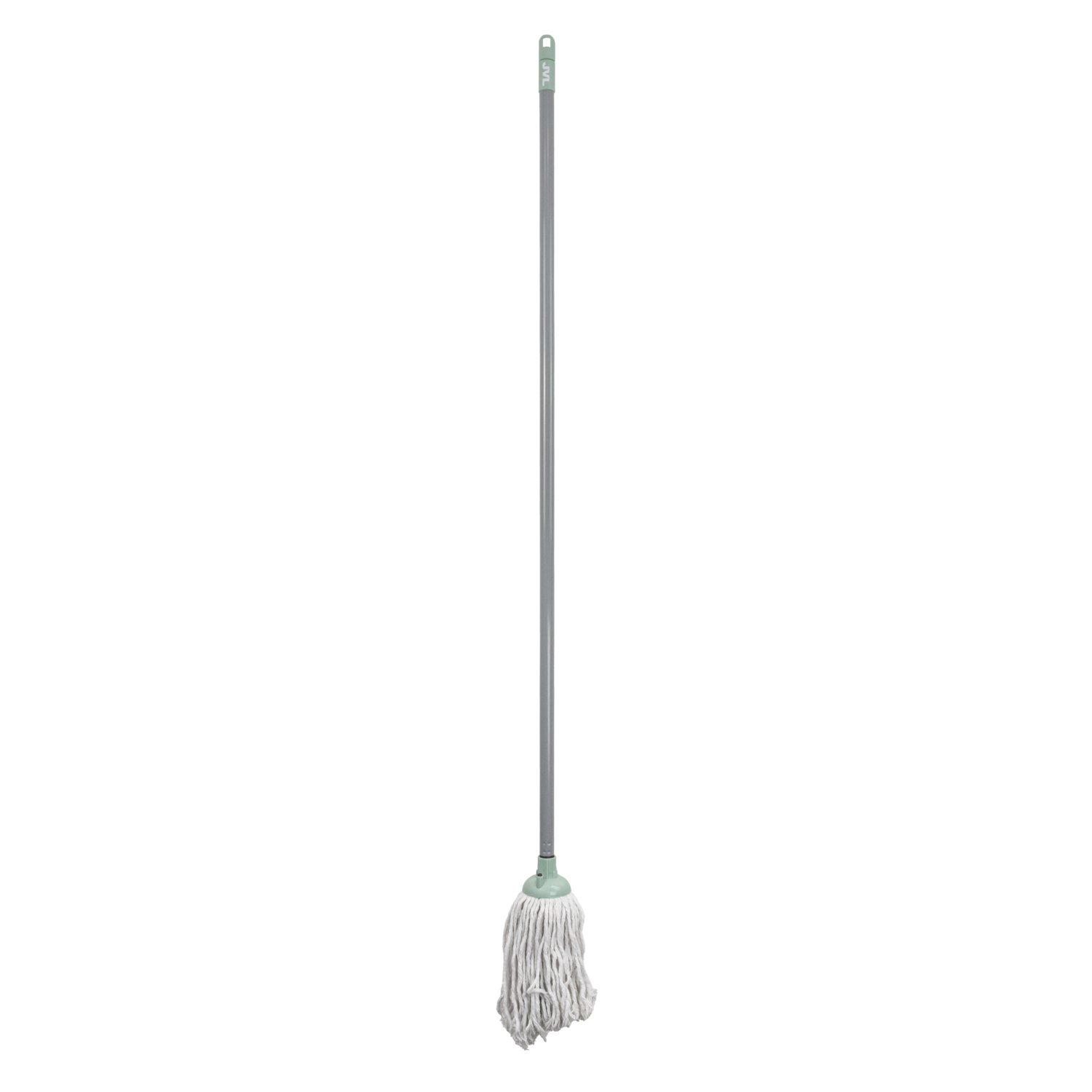 Grey - JVL - JVL String Mop with 2 Replacement Heads ¿ Grey - 6