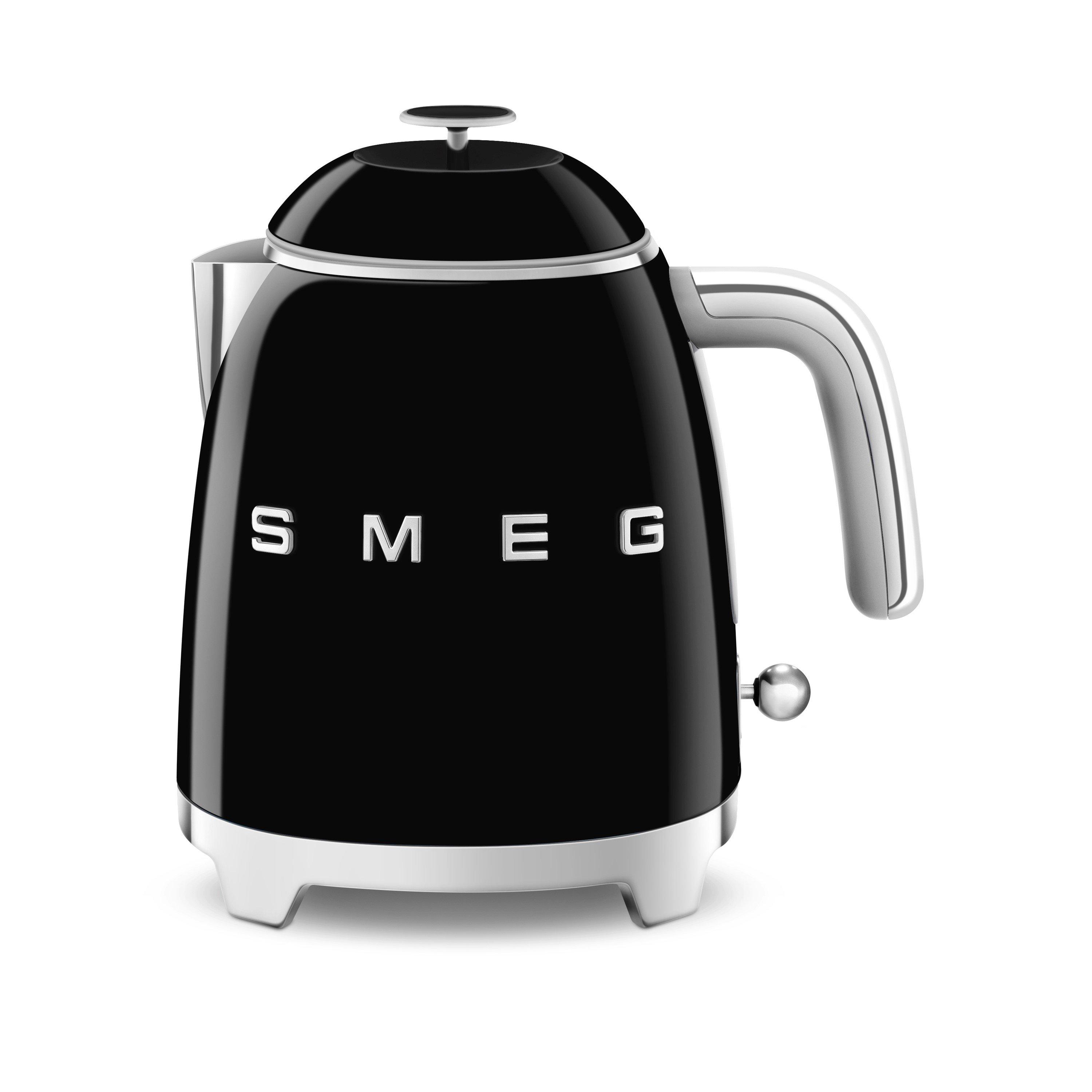 None - Smeg - Smeg 50s Retro 0.8L Kettle and 4-Slice Toaster Bla - 2