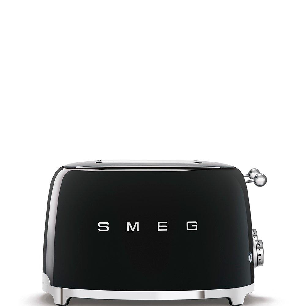 None - Smeg - Smeg 50s Retro 0.8L Kettle and 4-Slice Toaster Bla - 3
