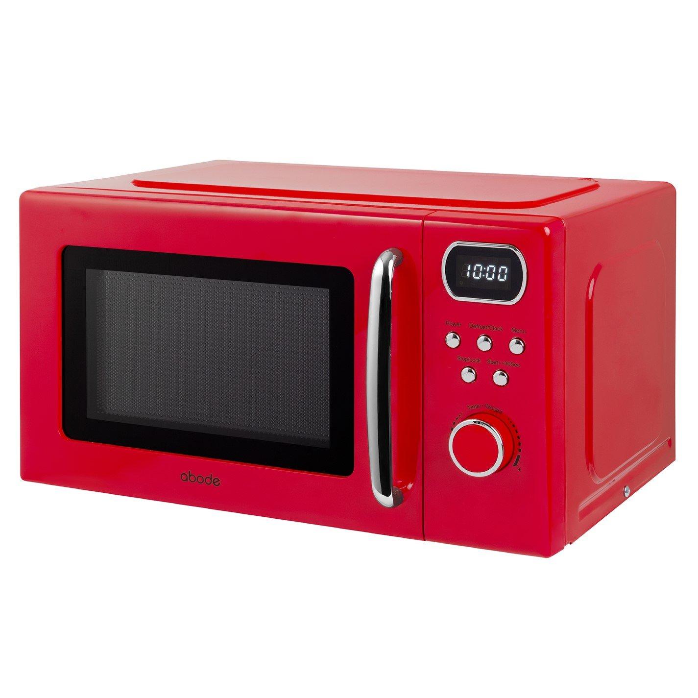 Red - Abode - AMD2004R/01 20L Digital Microwave in Red - 5