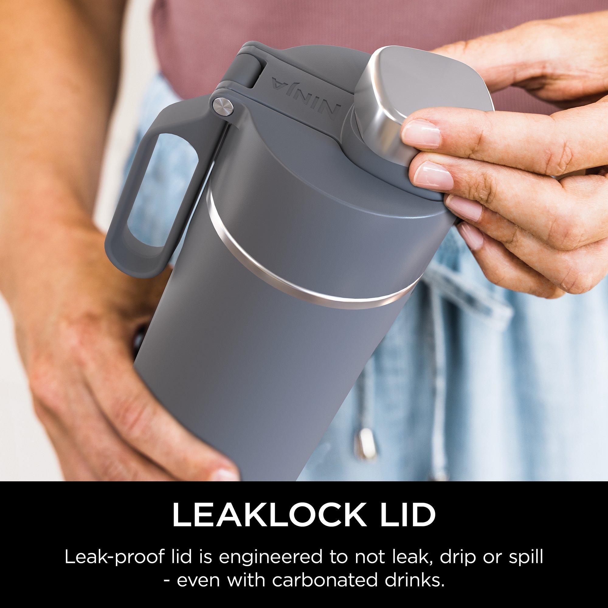 Dark Grey - Ninja - DW2401EUUKGY Thirsti 700ml Travel Bottle Grey - 7