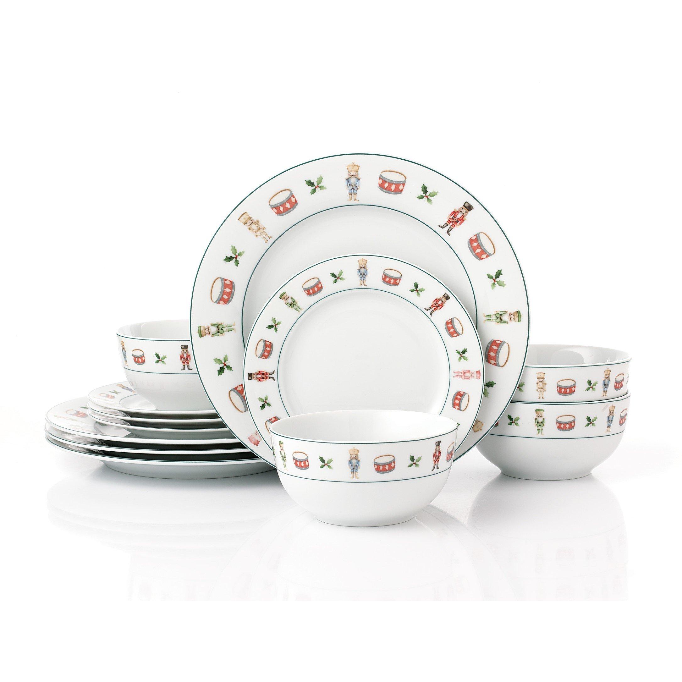 Multi - Waterside - 12pc Nutcracker Dinner Set - 1