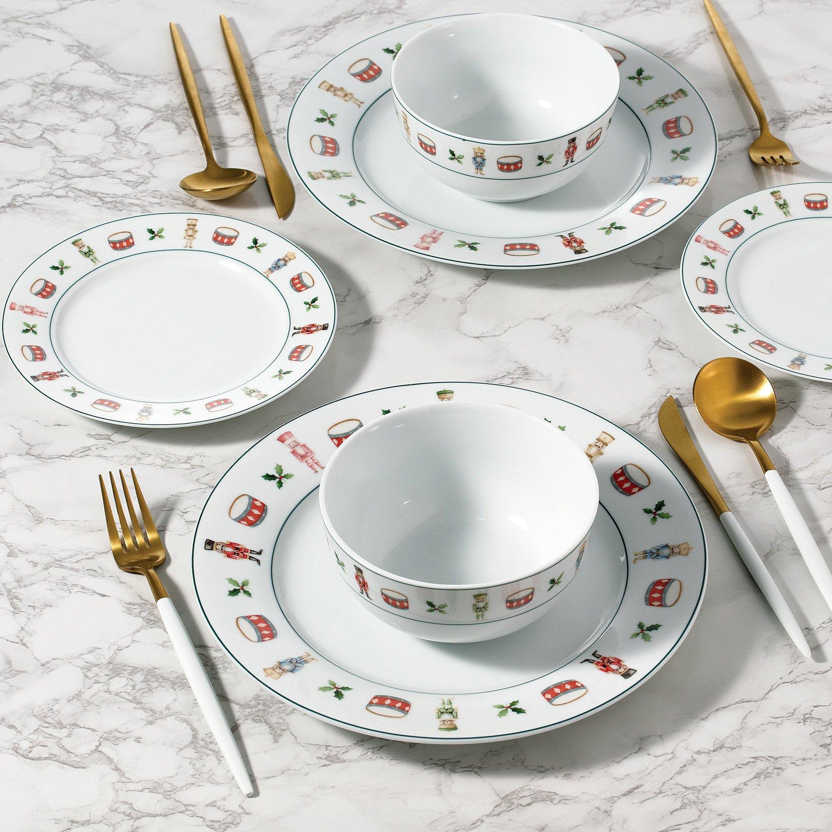 Multi - Waterside - 12pc Nutcracker Dinner Set - 2