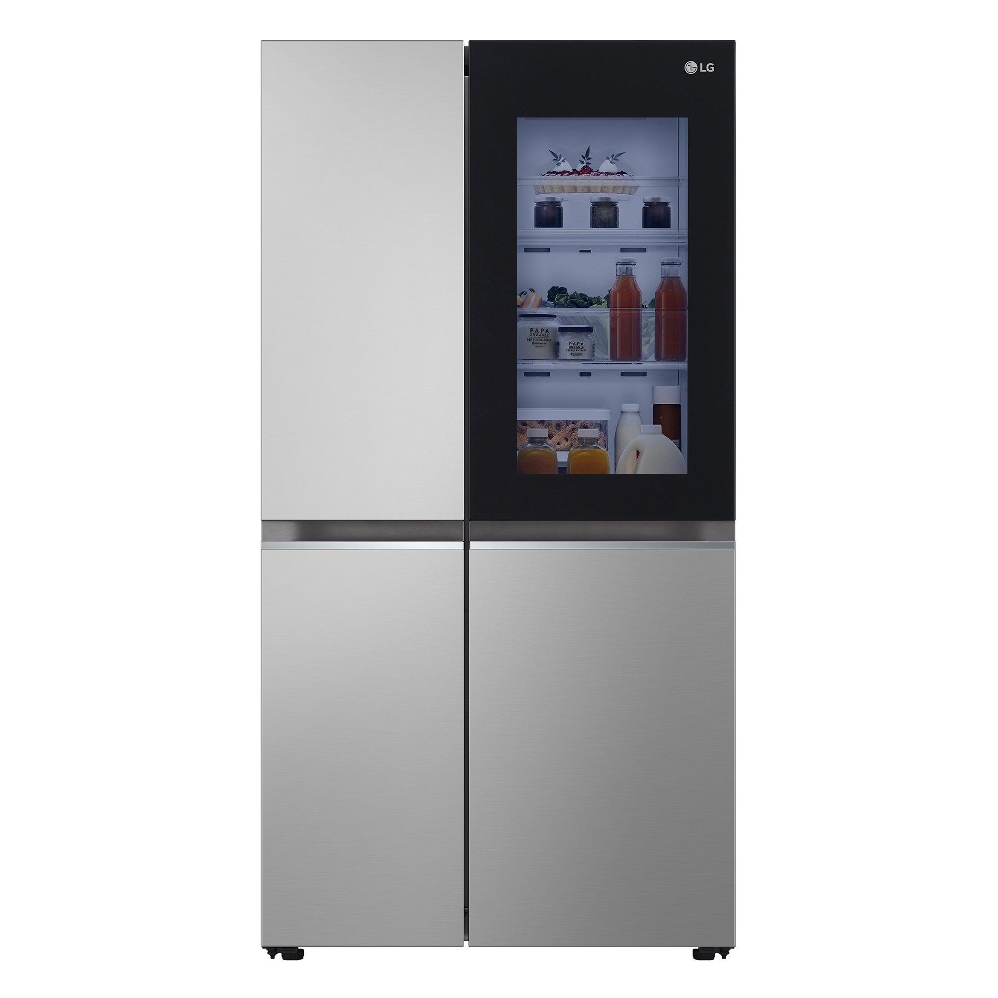 Silver - LG - LG INSTAVIEW GSVV80PYLL AMERICAN FRIDGE FREEZER - 1