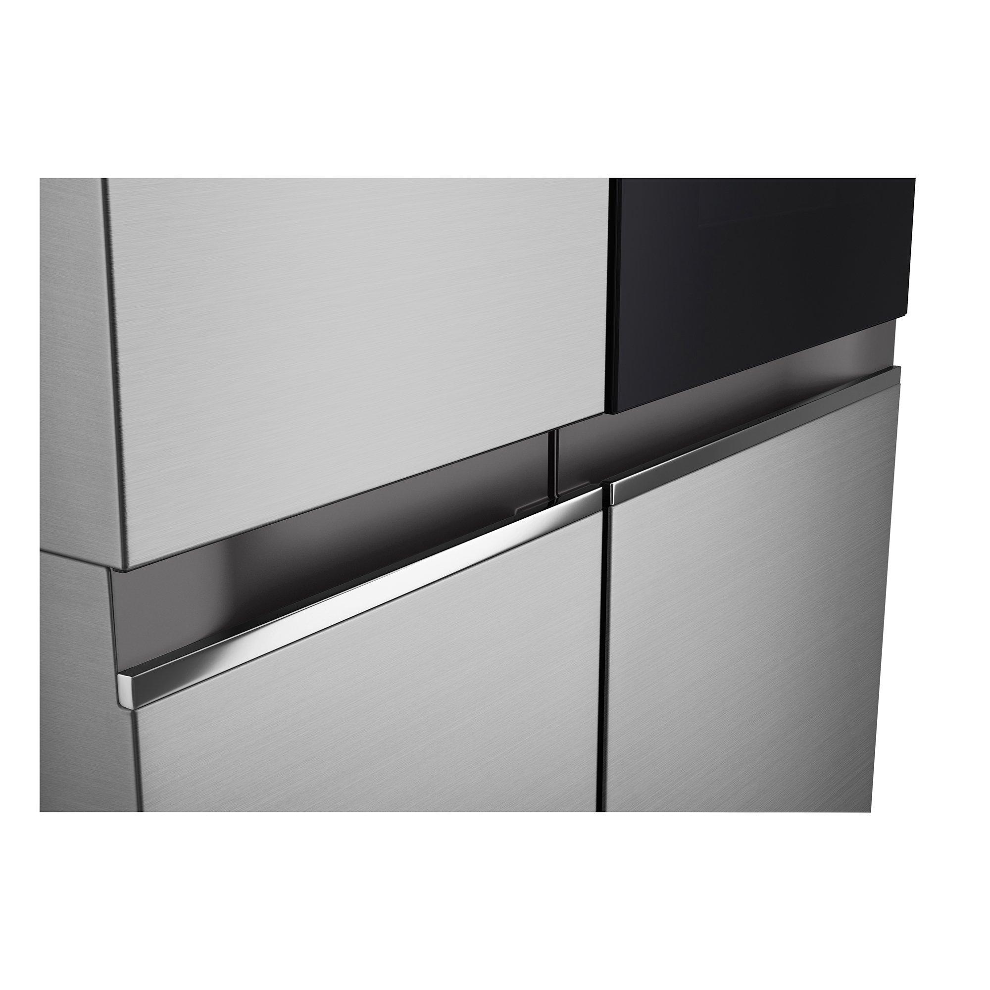 Silver - LG - LG INSTAVIEW GSVV80PYLL AMERICAN FRIDGE FREEZER - 3