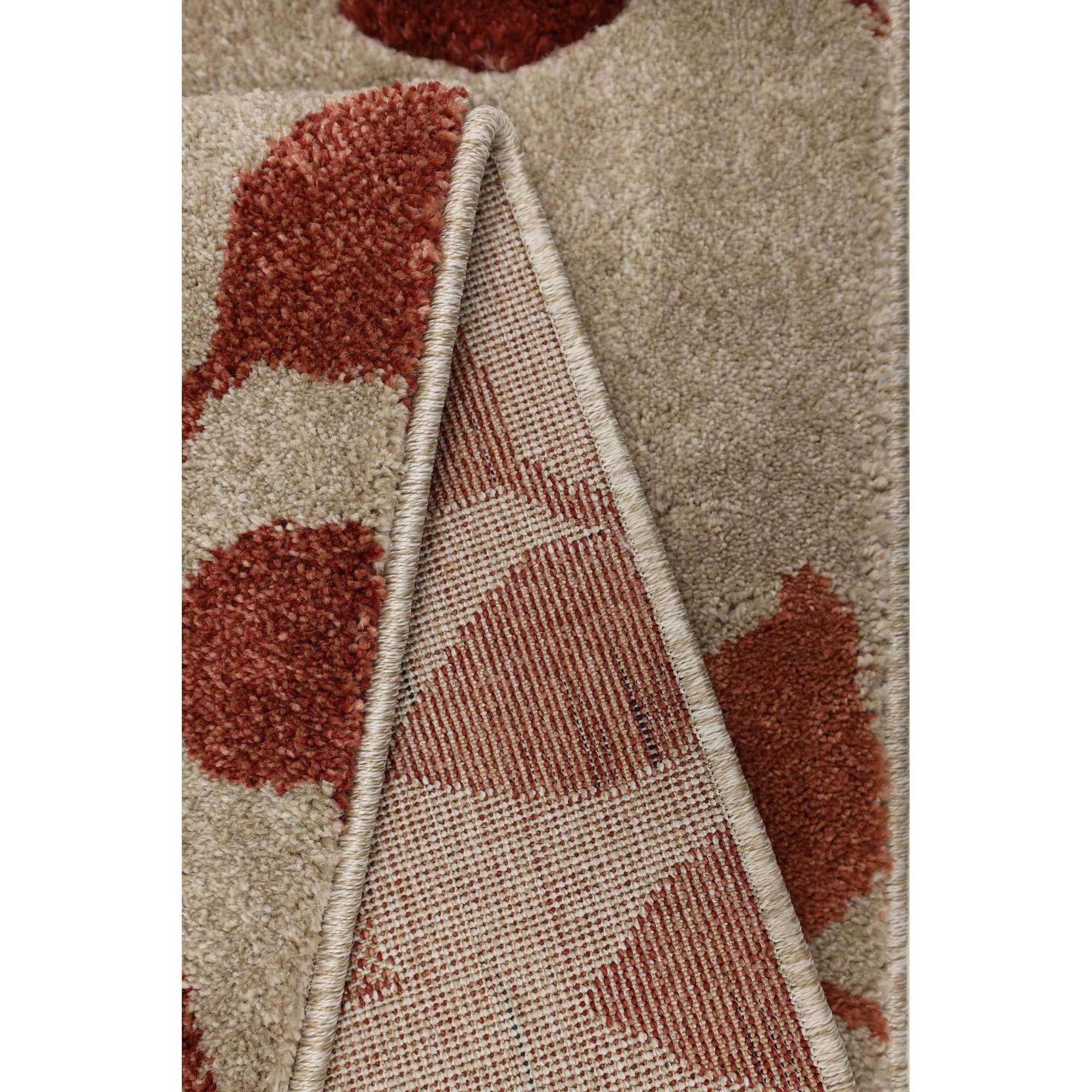 Terracotta - Homemaker - Newport Leaf Rug Terracotta - 6