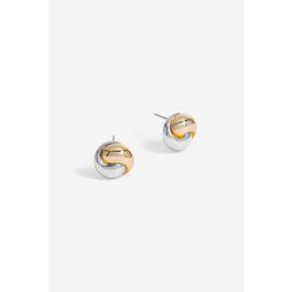 Jon Richard Two Tone Knot Studs