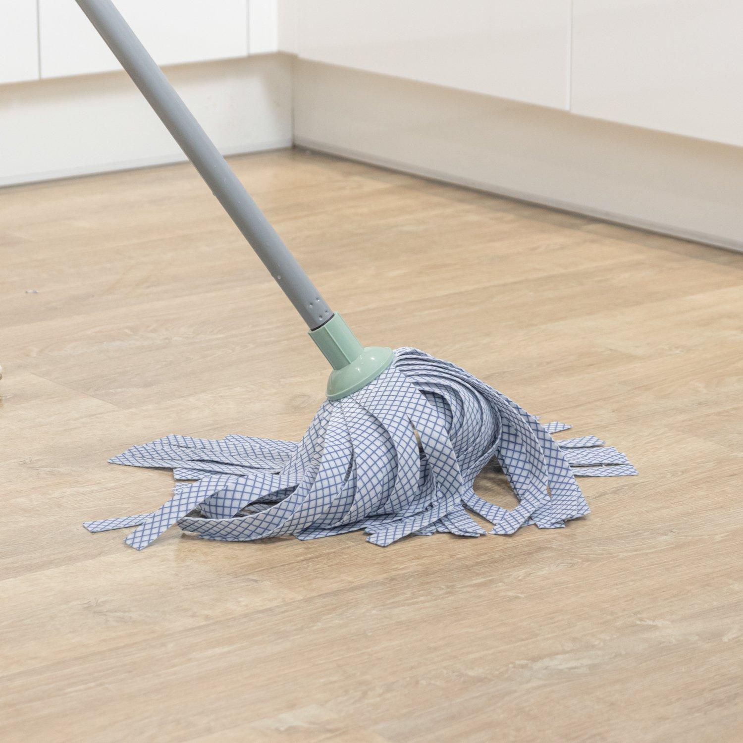 Grey - JVL - JVL Synthetic Mop - Grey - 8