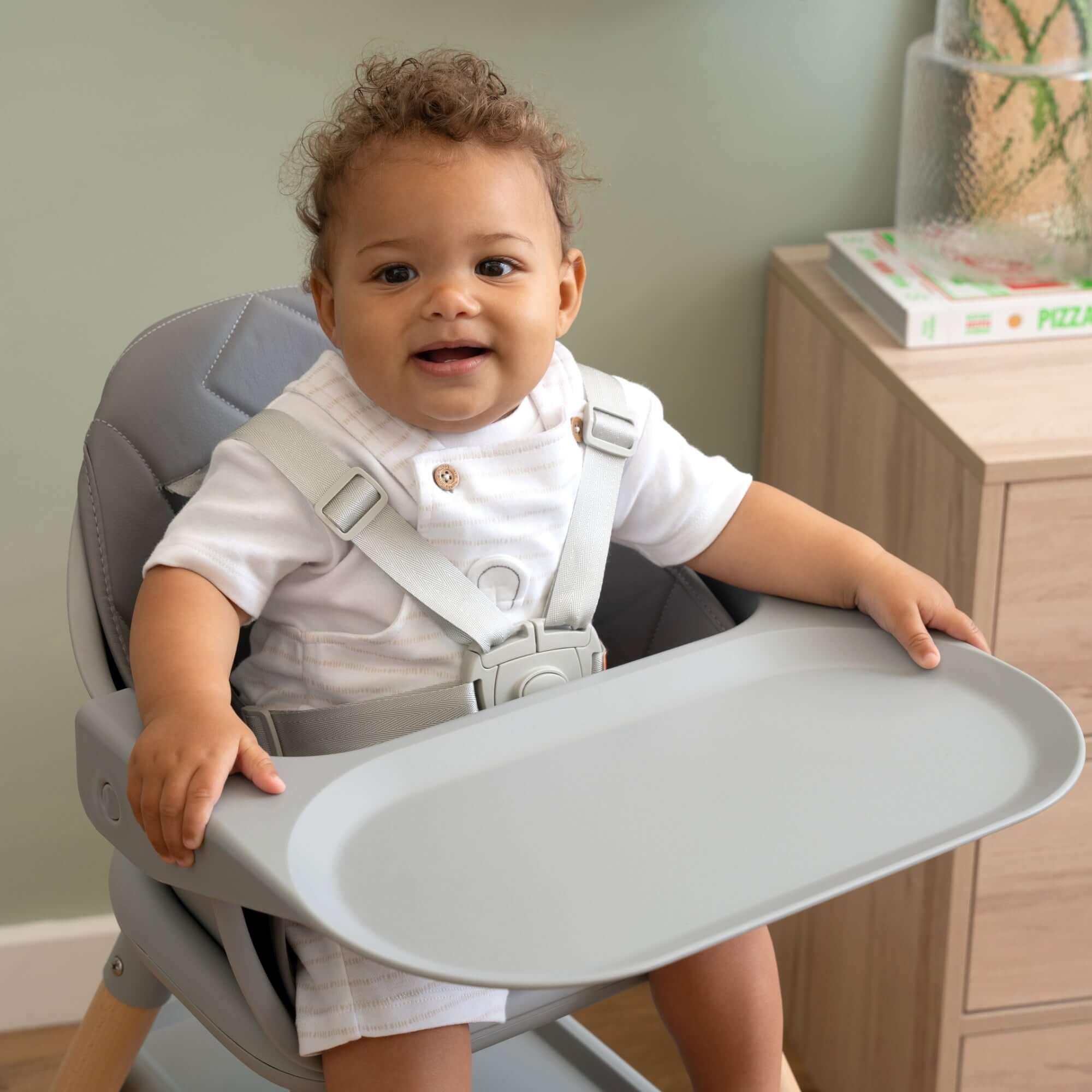 Grey - Clair De Lune - Clair de Lune 6 in 1 High Chair Grey - 4