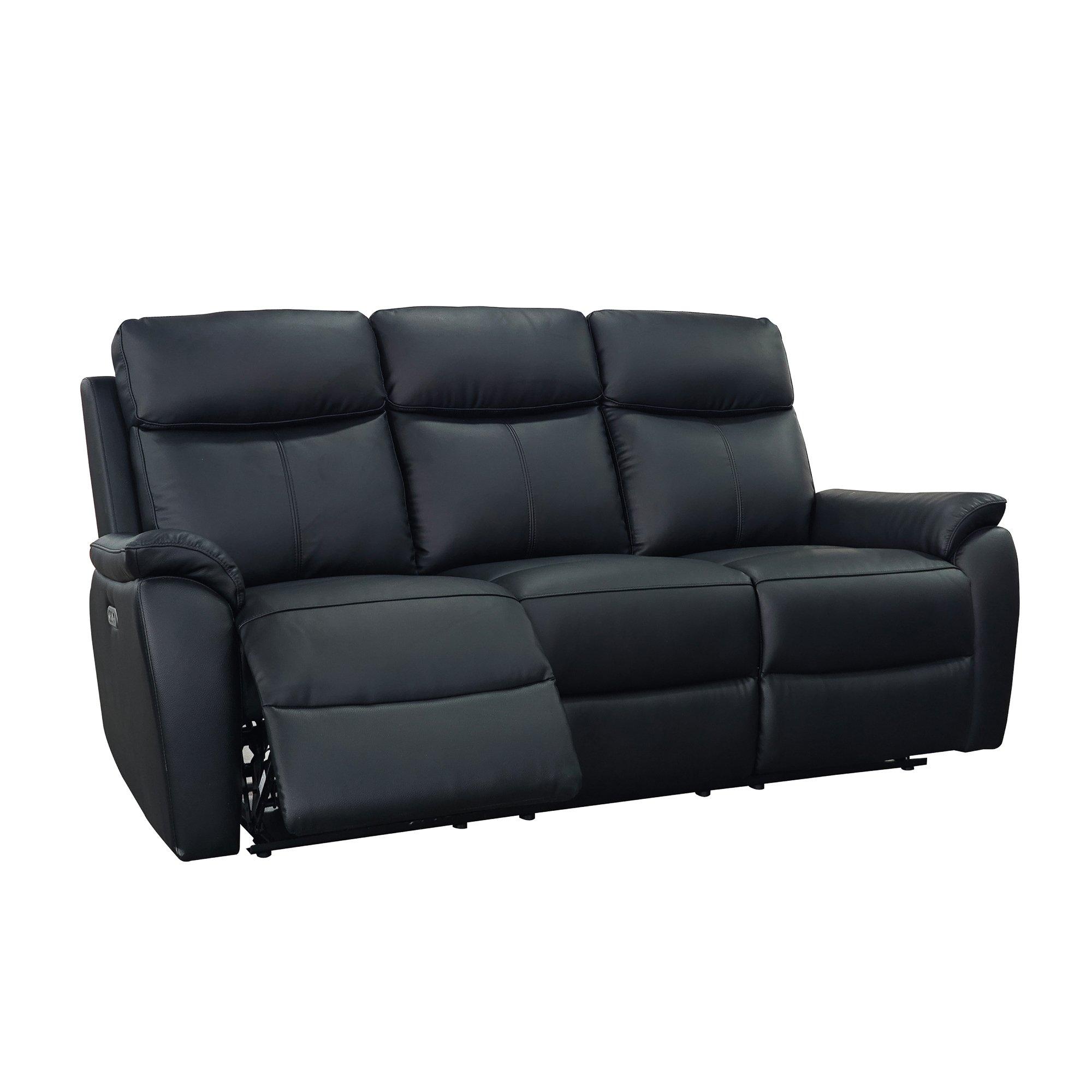 Black - Aspire - Kingsmere 3 + 2 Power Recliner Sofa Set - 3