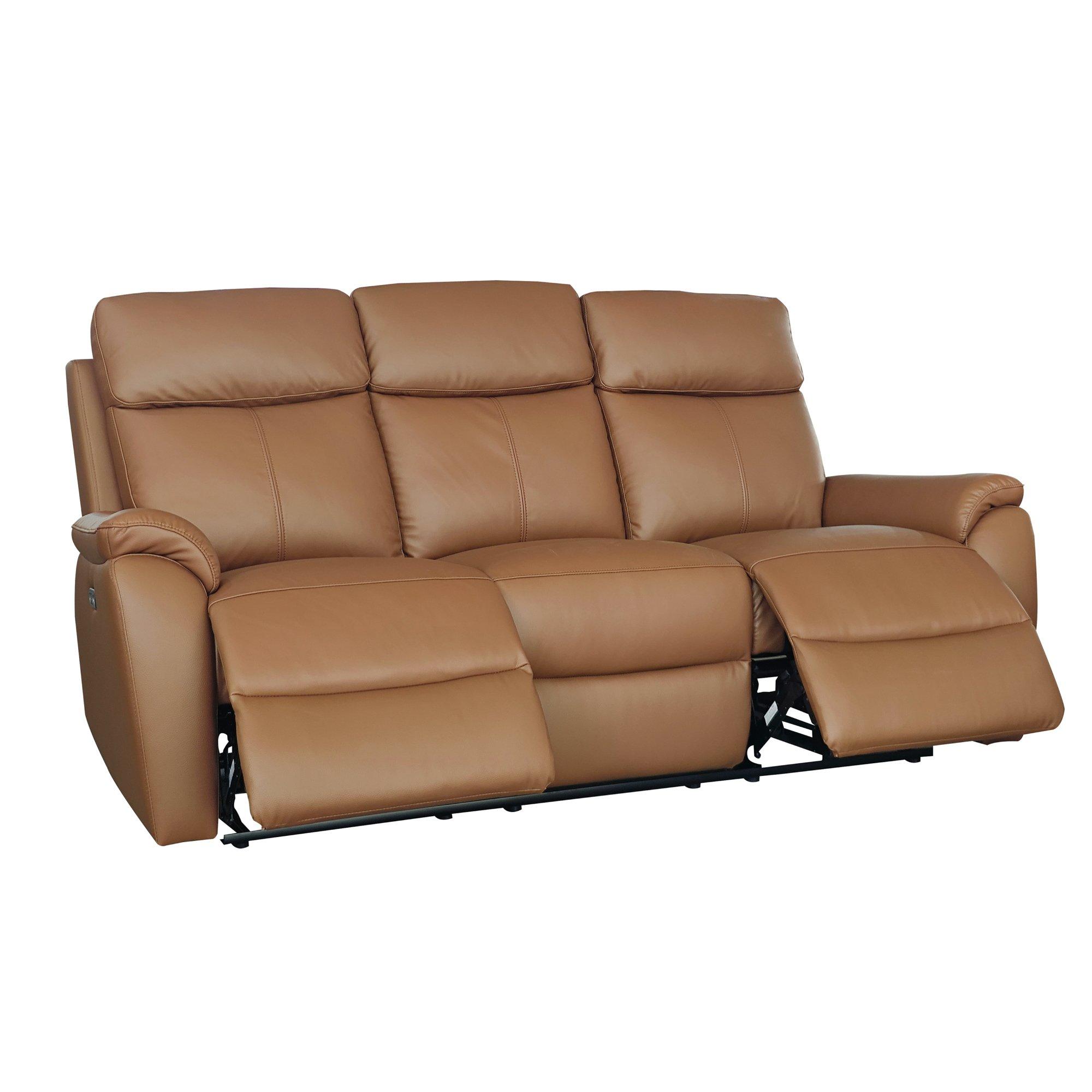 Tan - Aspire - Kingsmere 3 + 2 Power Recliner Sofa Set - 2