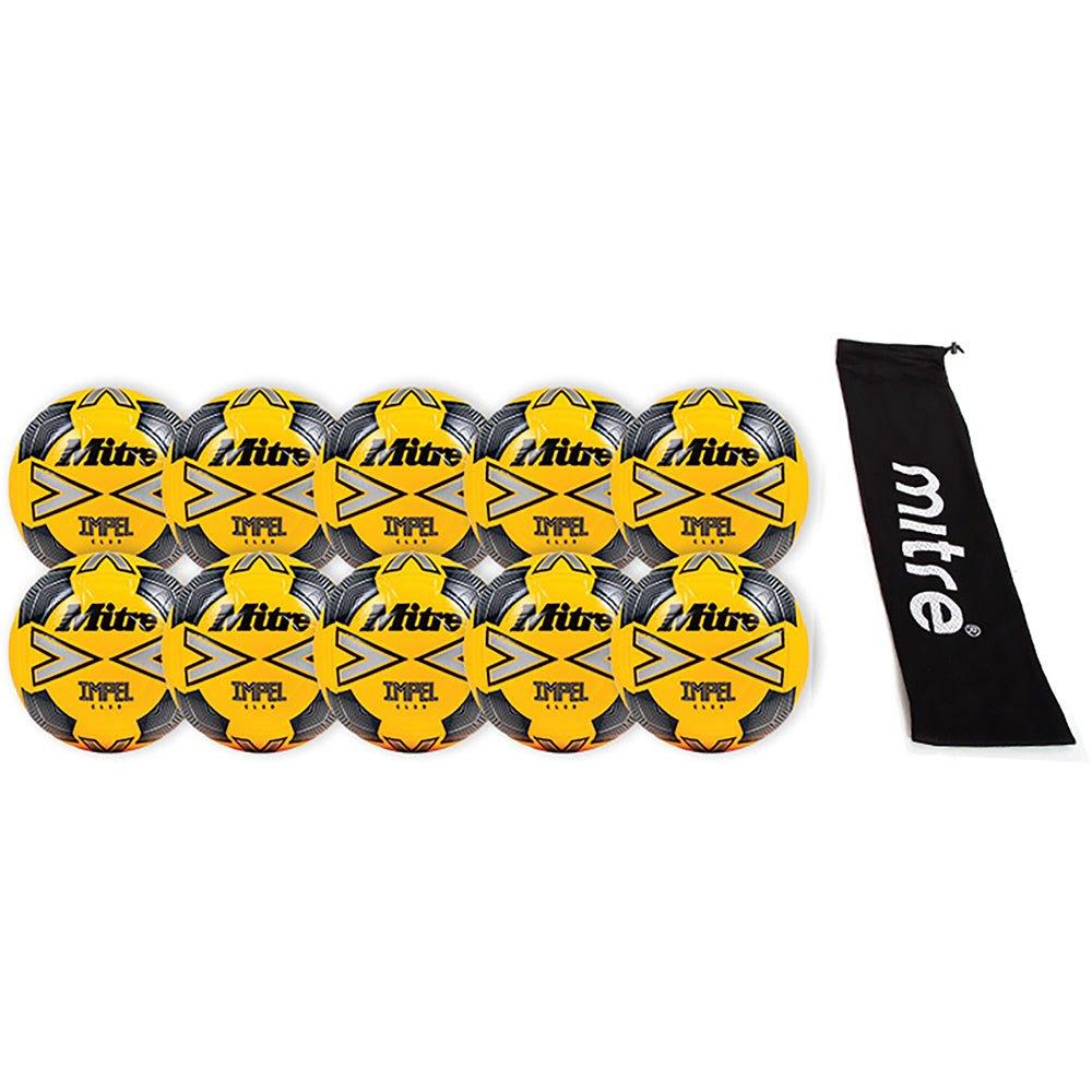 Yellow - Mitre - Mitre Impel Club Football Pack - 7