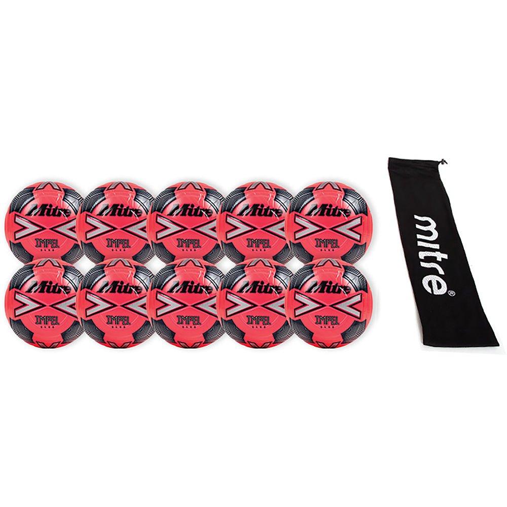 Yellow - Mitre - Mitre Impel Club Football Pack - 8