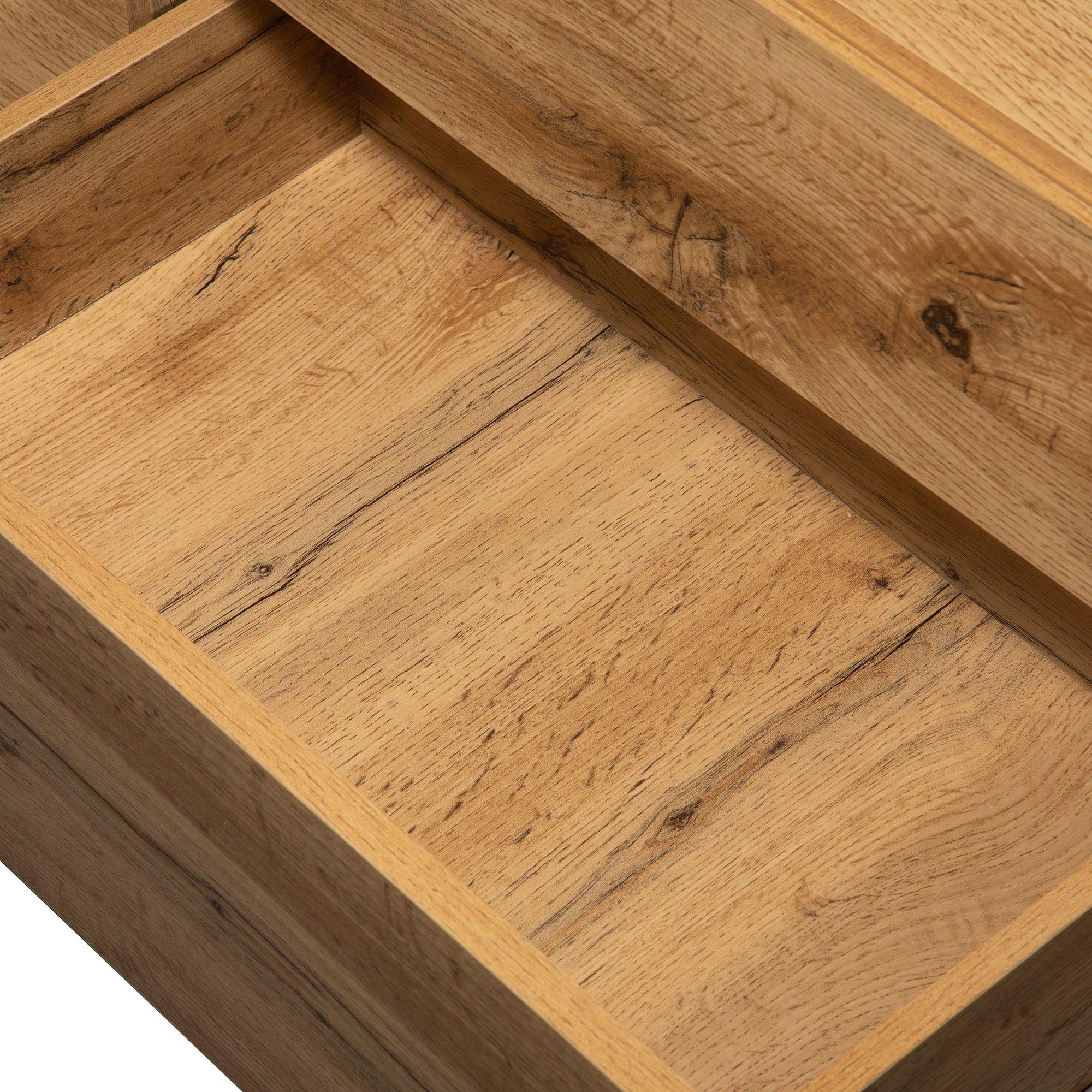 Natural - Urban Meuble - Modern TV Console + Natural Wood - 11