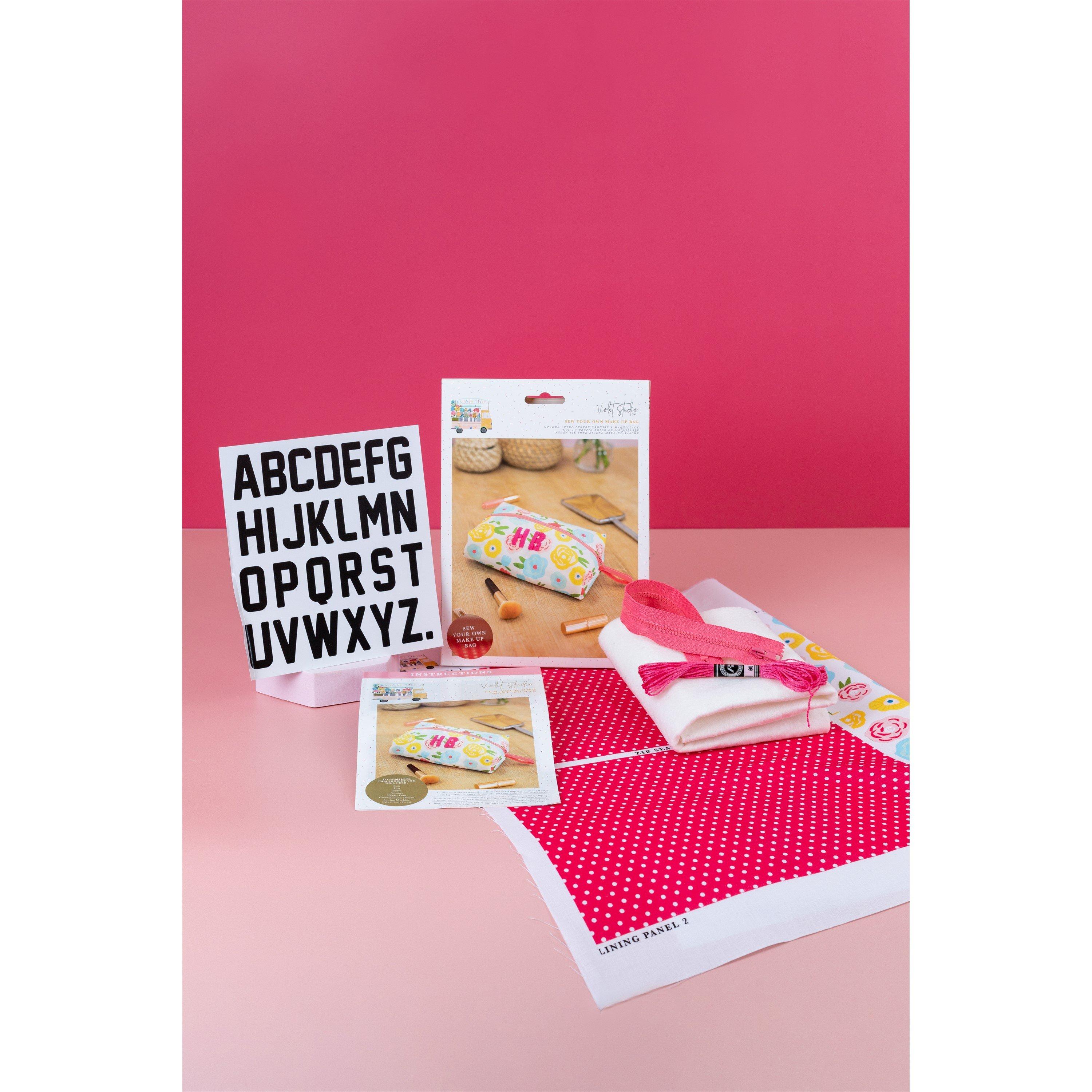 Multi - Crafters Companion - Violet Studio - Make Your Own Make Up Bag Kit - 2