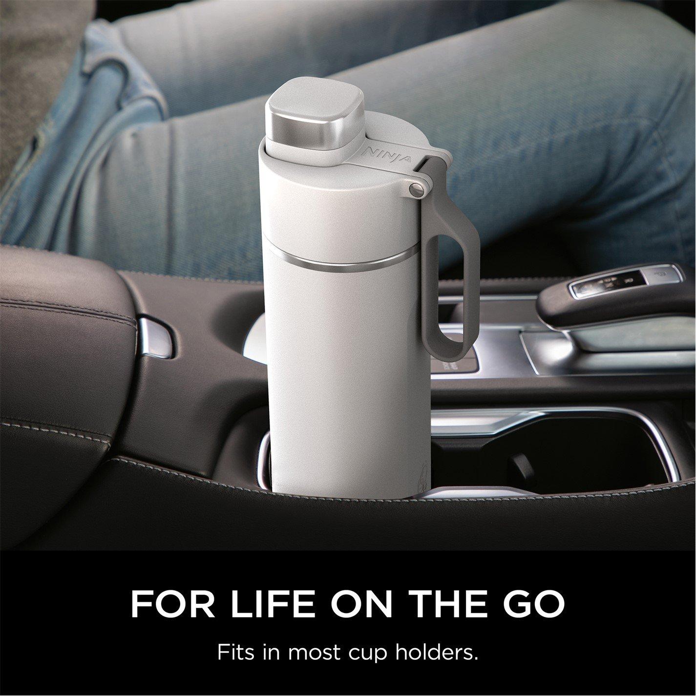 White - Ninja - DW2401EUUKWH Thirsti 700ml Travel Bottle White - 5