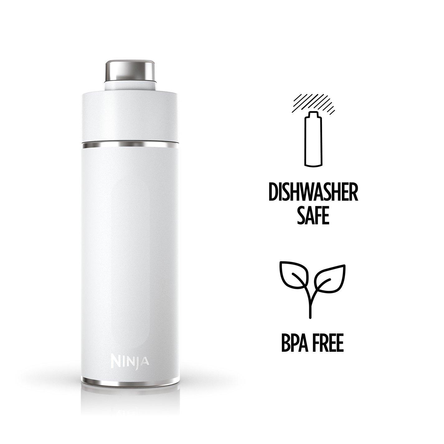 White - Ninja - DW2401EUUKWH Thirsti 700ml Travel Bottle White - 7