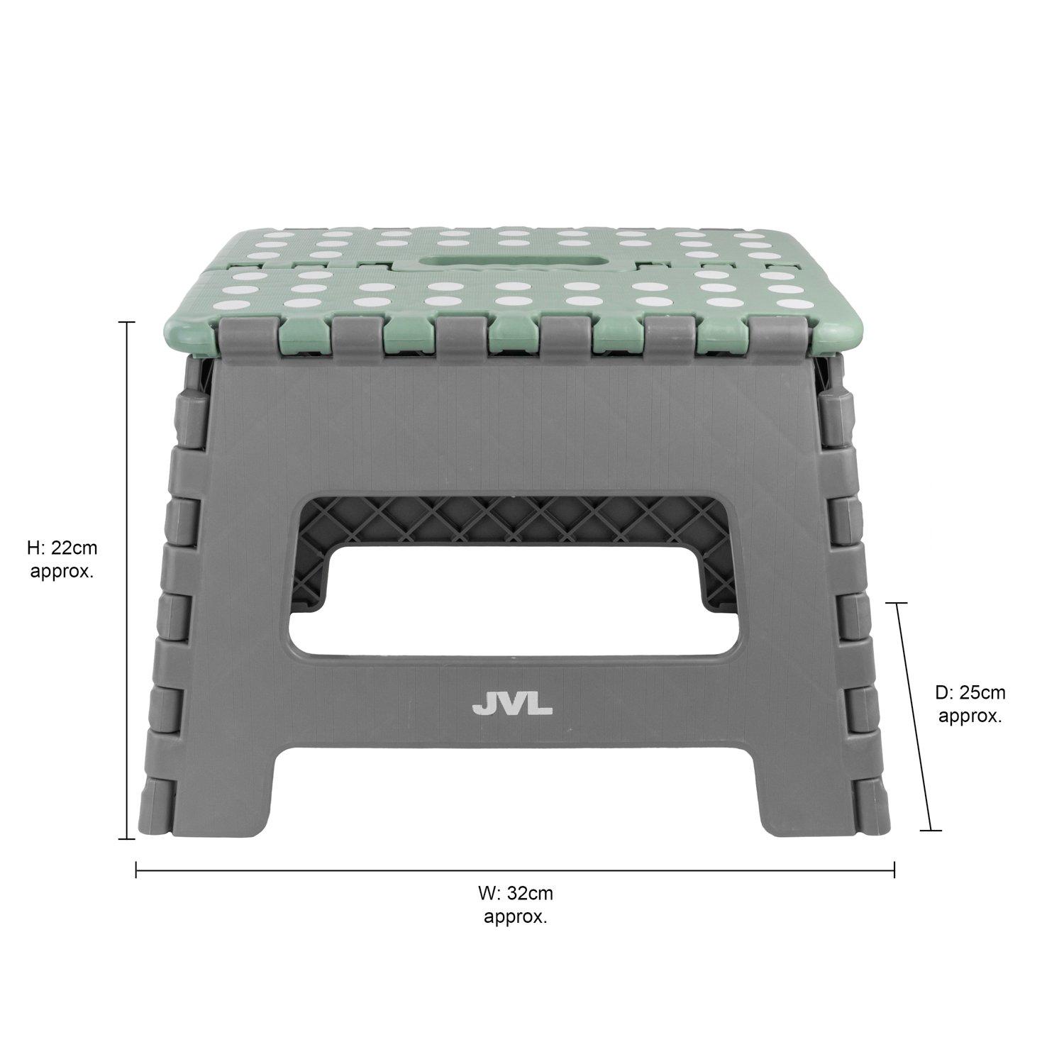 Grey - JVL - JVL Small Step Stool - Grey - 6