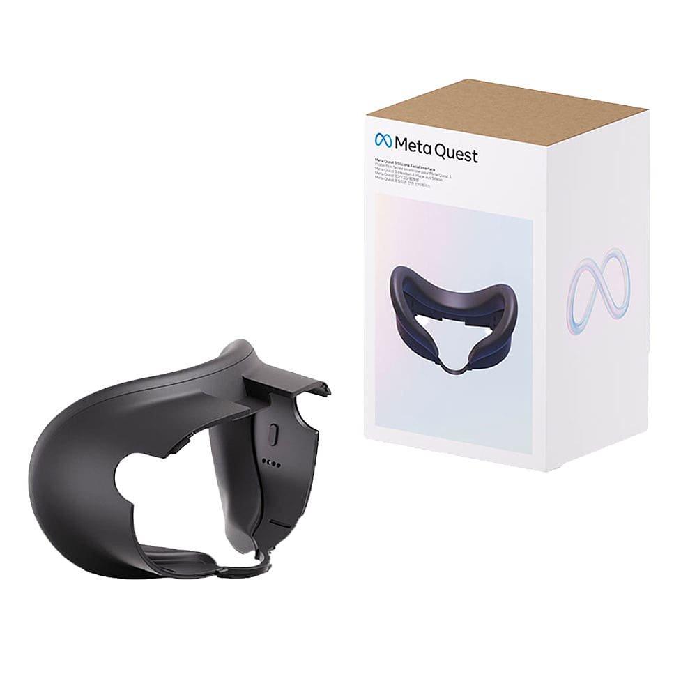 Black - Meta - Quest 3 Silicone Facial Interface - 1