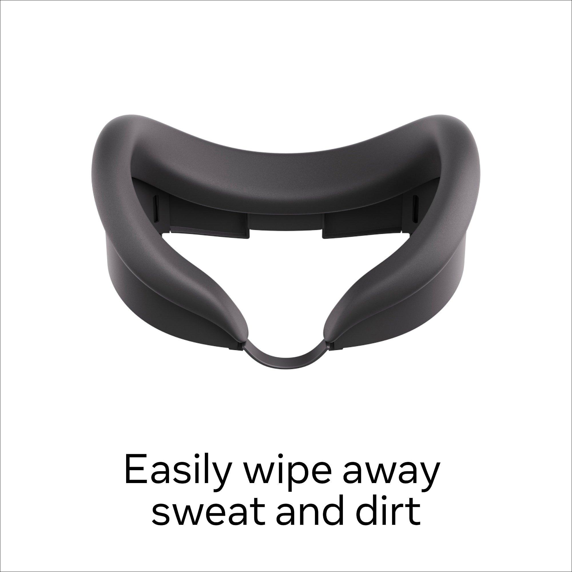 Black - Meta - Quest 3 Silicone Facial Interface - 6