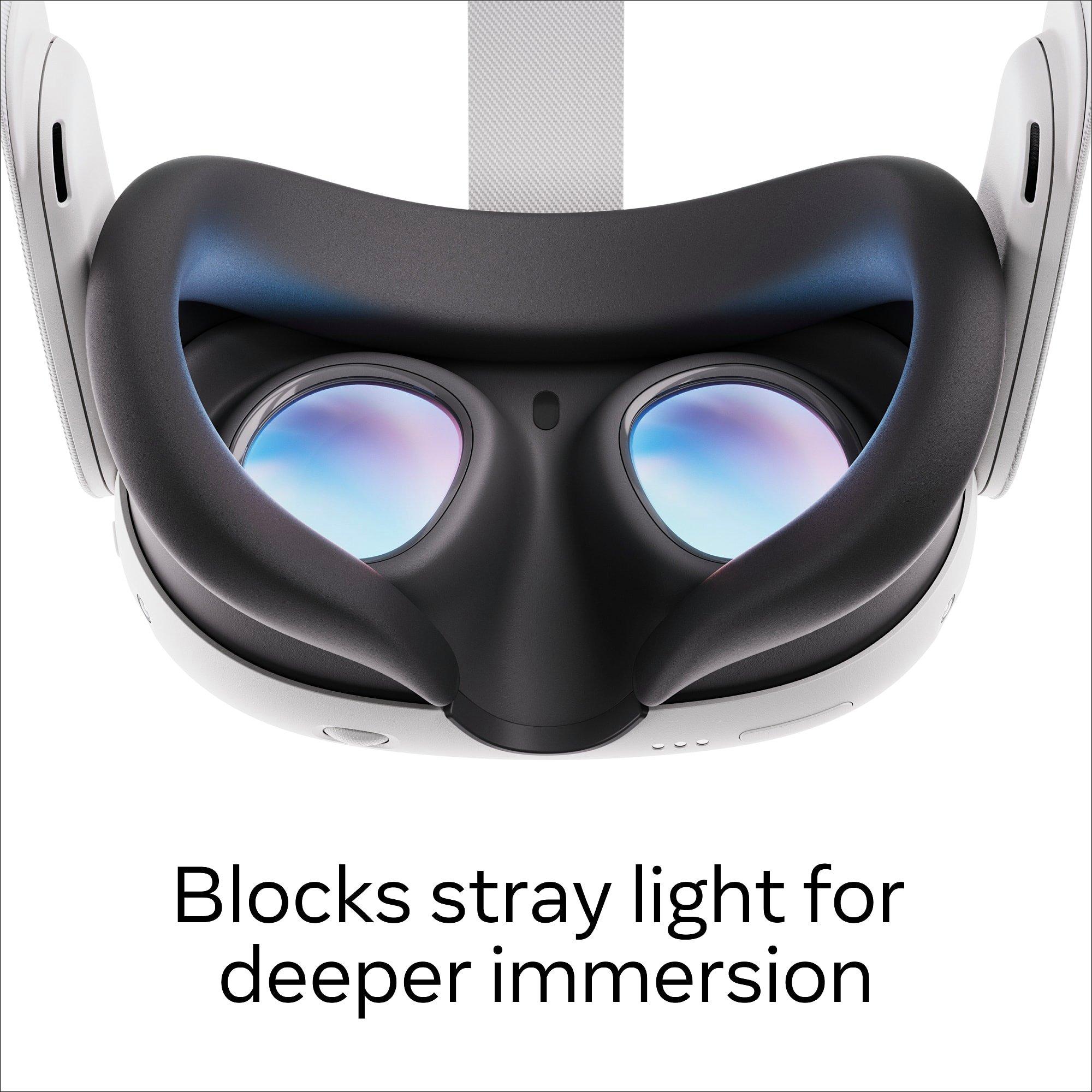Black - Meta - Quest 3 Silicone Facial Interface - 7
