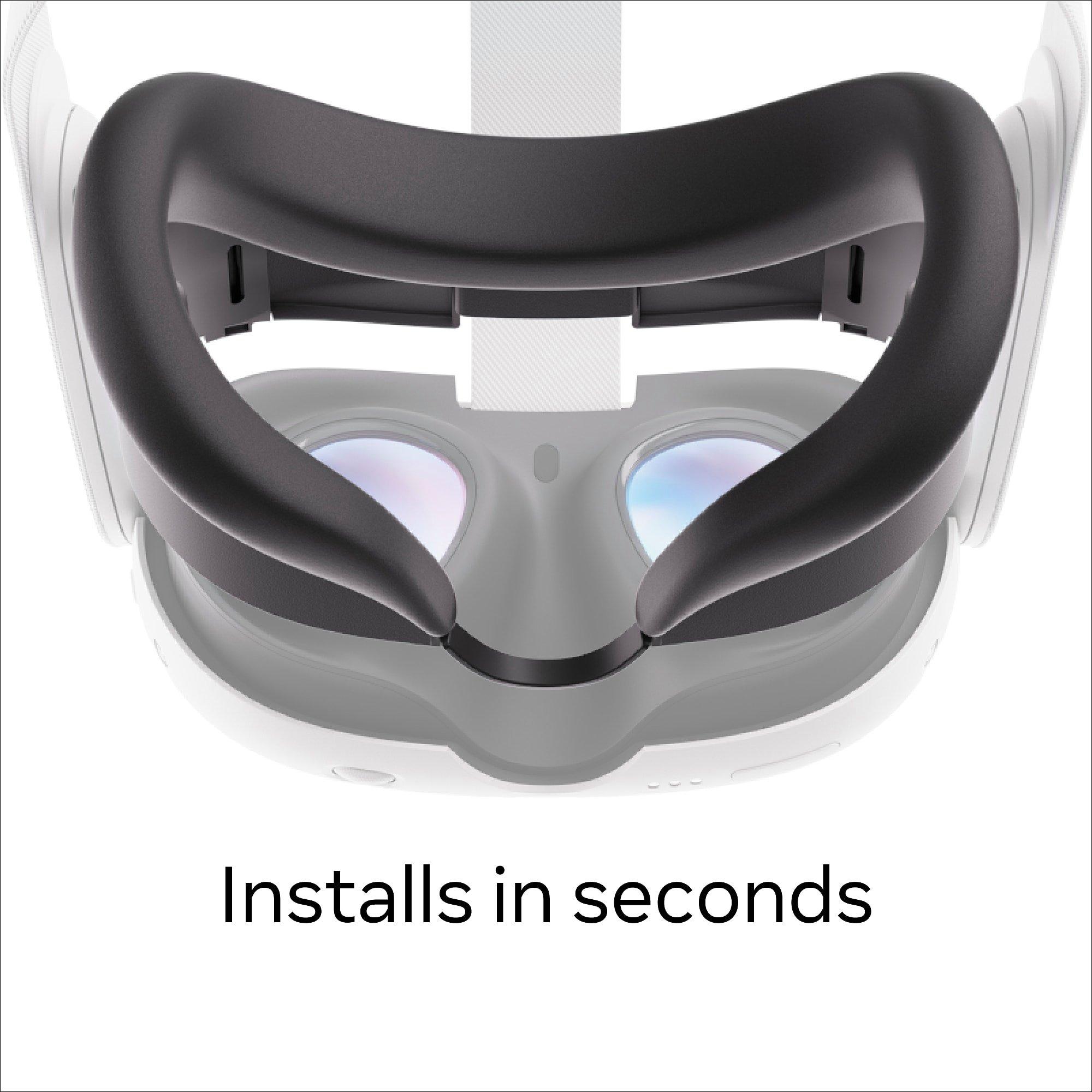 Black - Meta - Quest 3 Silicone Facial Interface - 8