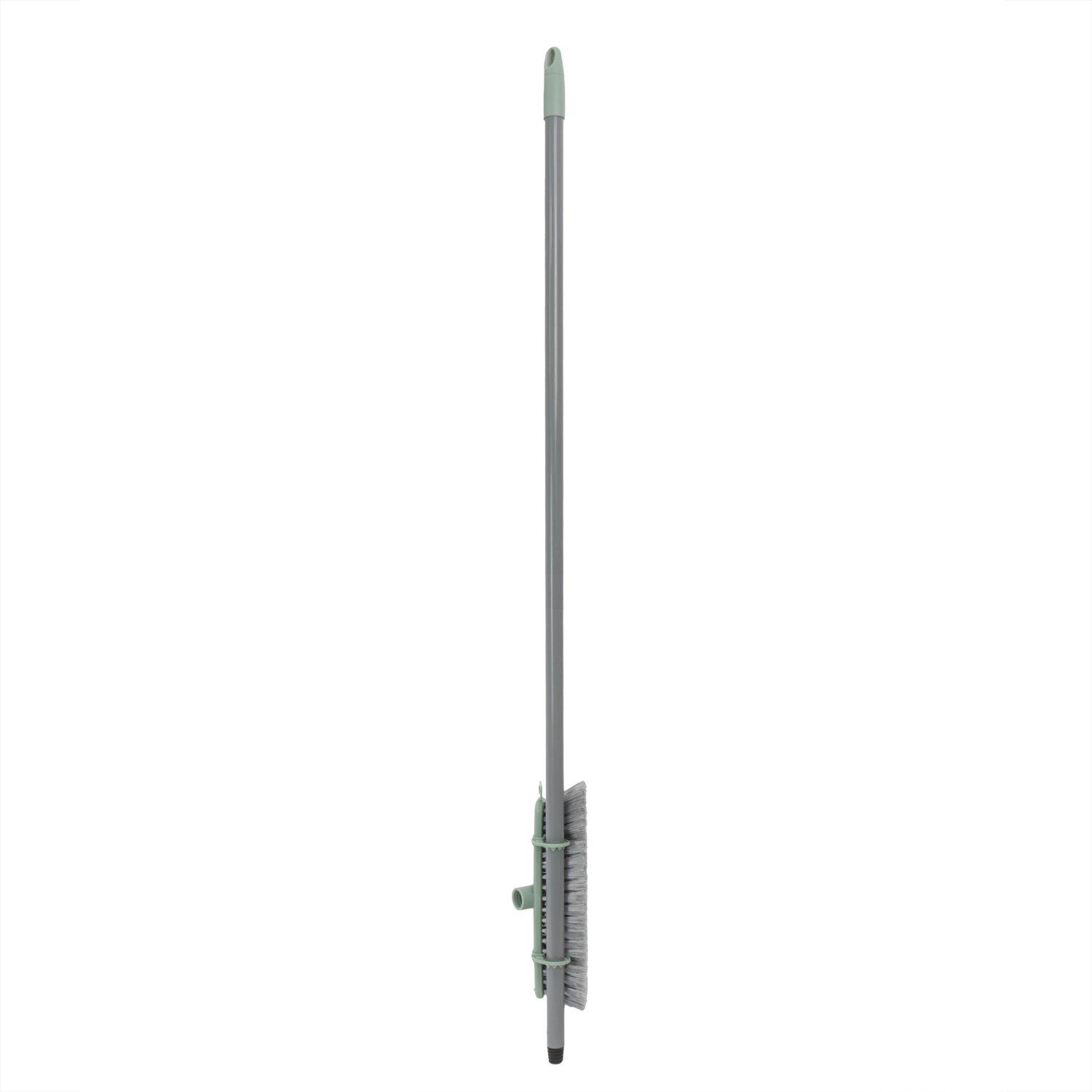 Grey - JVL - JVL Angled Sweeping Brush with Soft Bristles Grey - 2