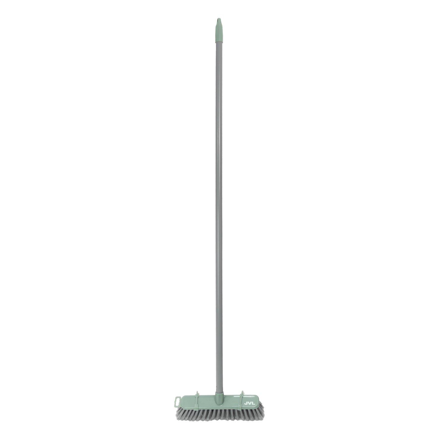 Grey - JVL - JVL Angled Sweeping Brush with Soft Bristles Grey - 6
